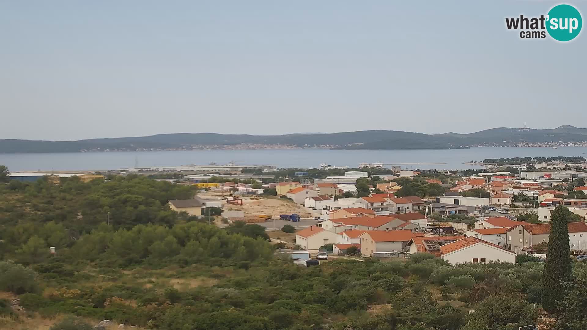 Zadar Pristanišče Gazenica s panoramsko spletno kamero, Zadar, Hrvaška