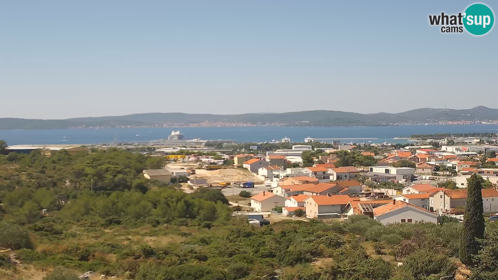 Panoramska web kamera Luke Gaženica u Zadru, Hrvatska