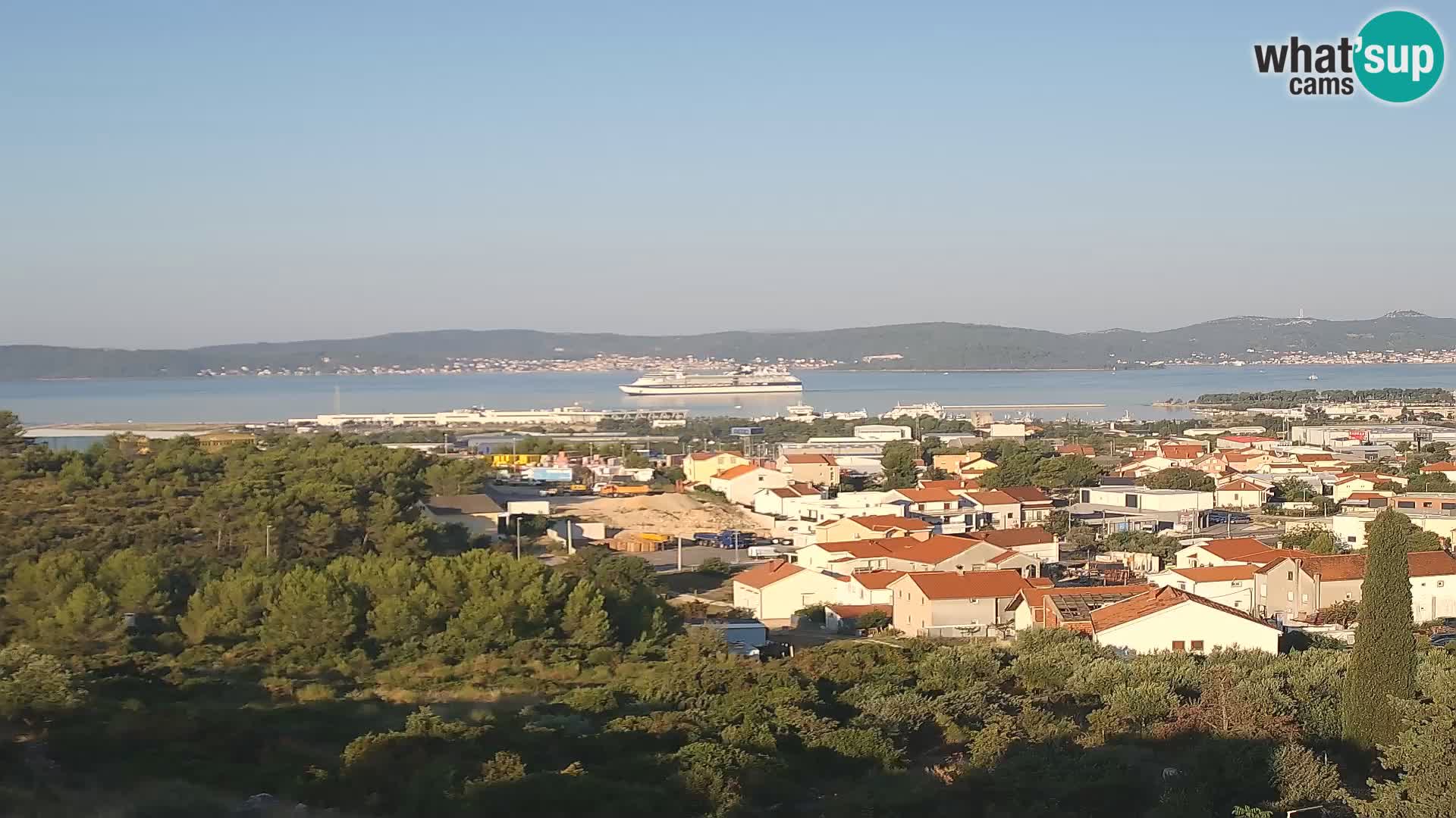 Panoramska web kamera Luke Gaženica u Zadru, Hrvatska