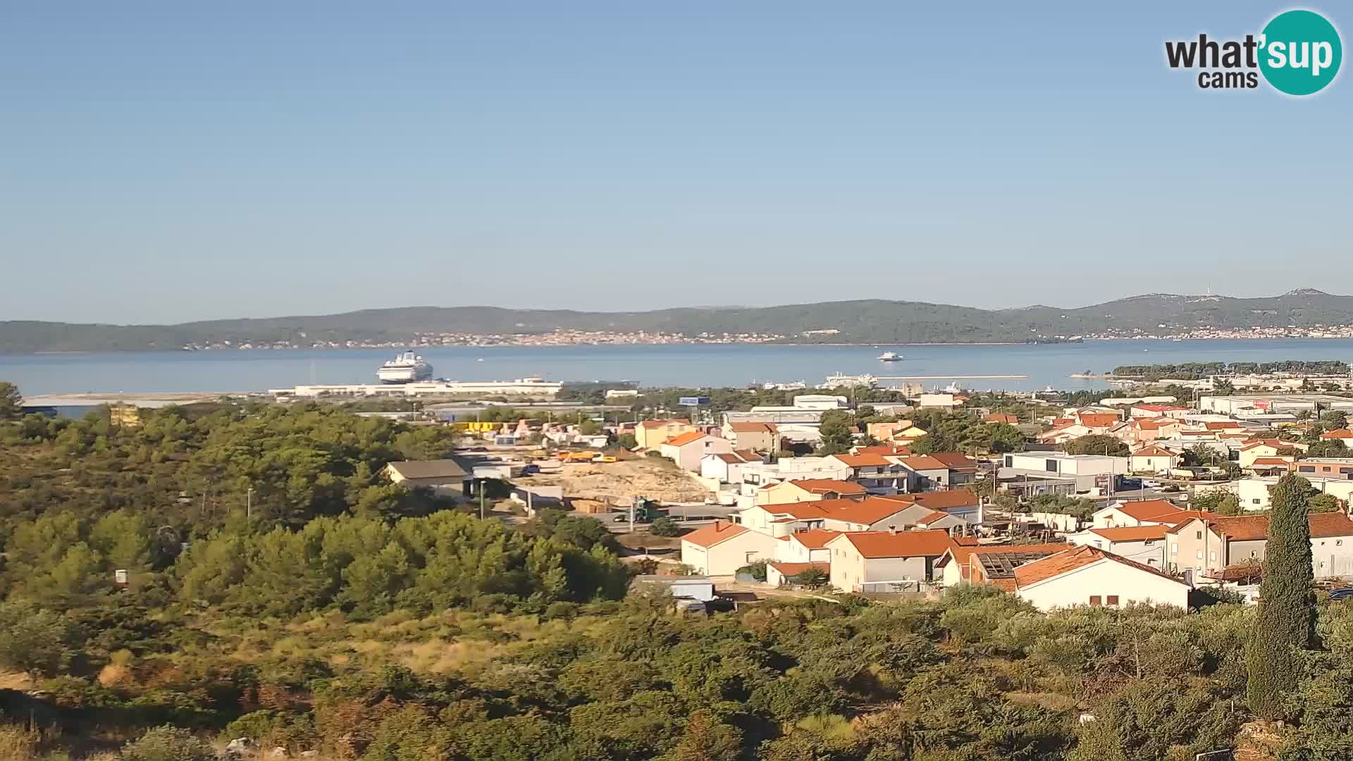 Zadar Pristanišče Gazenica s panoramsko spletno kamero, Zadar, Hrvaška