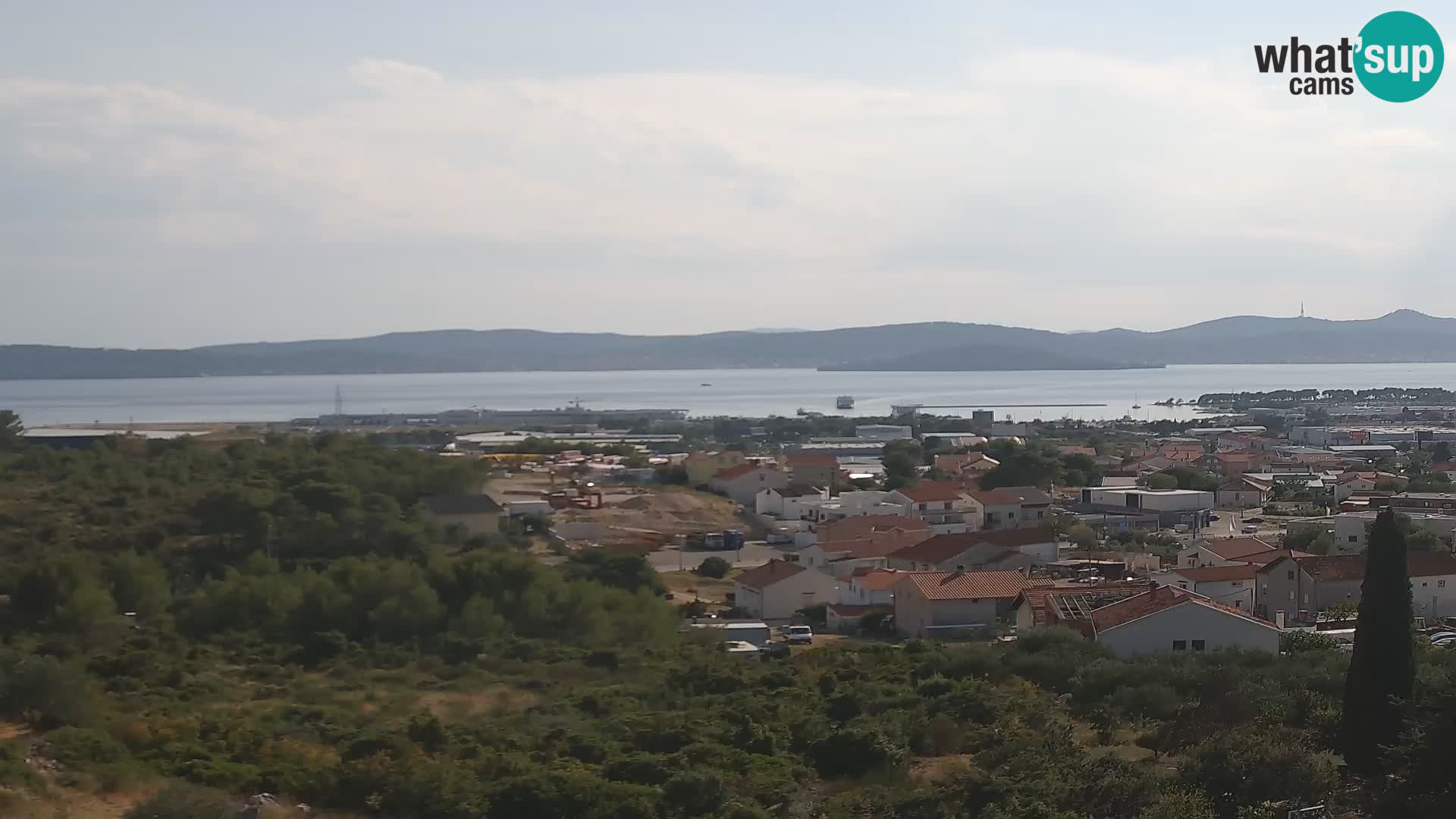 Panorama de la Webcam del Puerto Gazenica de Zadar, Zadar, Croacia