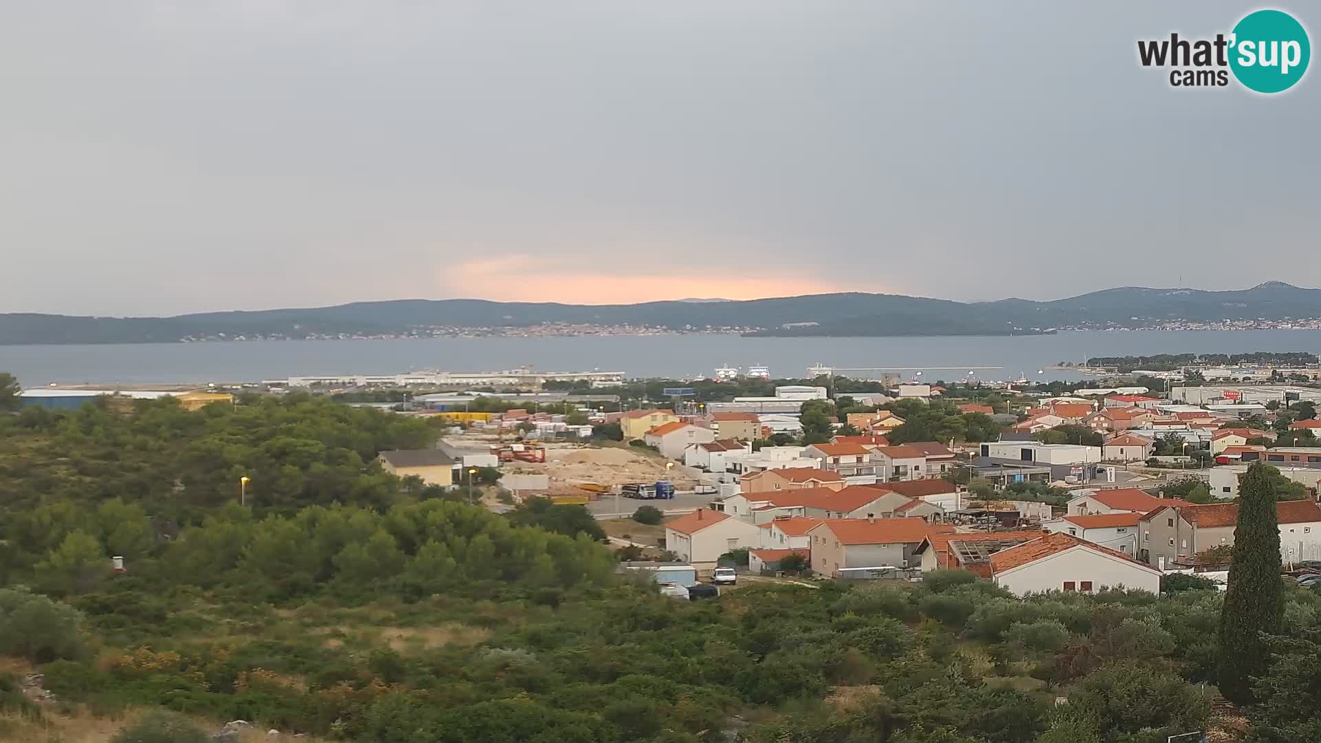 Panorama de la Webcam del Puerto Gazenica de Zadar, Zadar, Croacia