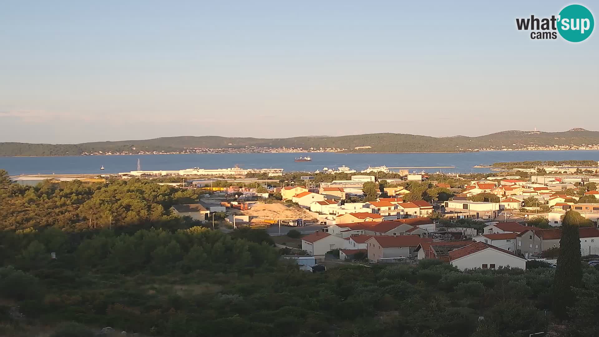 Panorama de la Webcam del Puerto Gazenica de Zadar, Zadar, Croacia