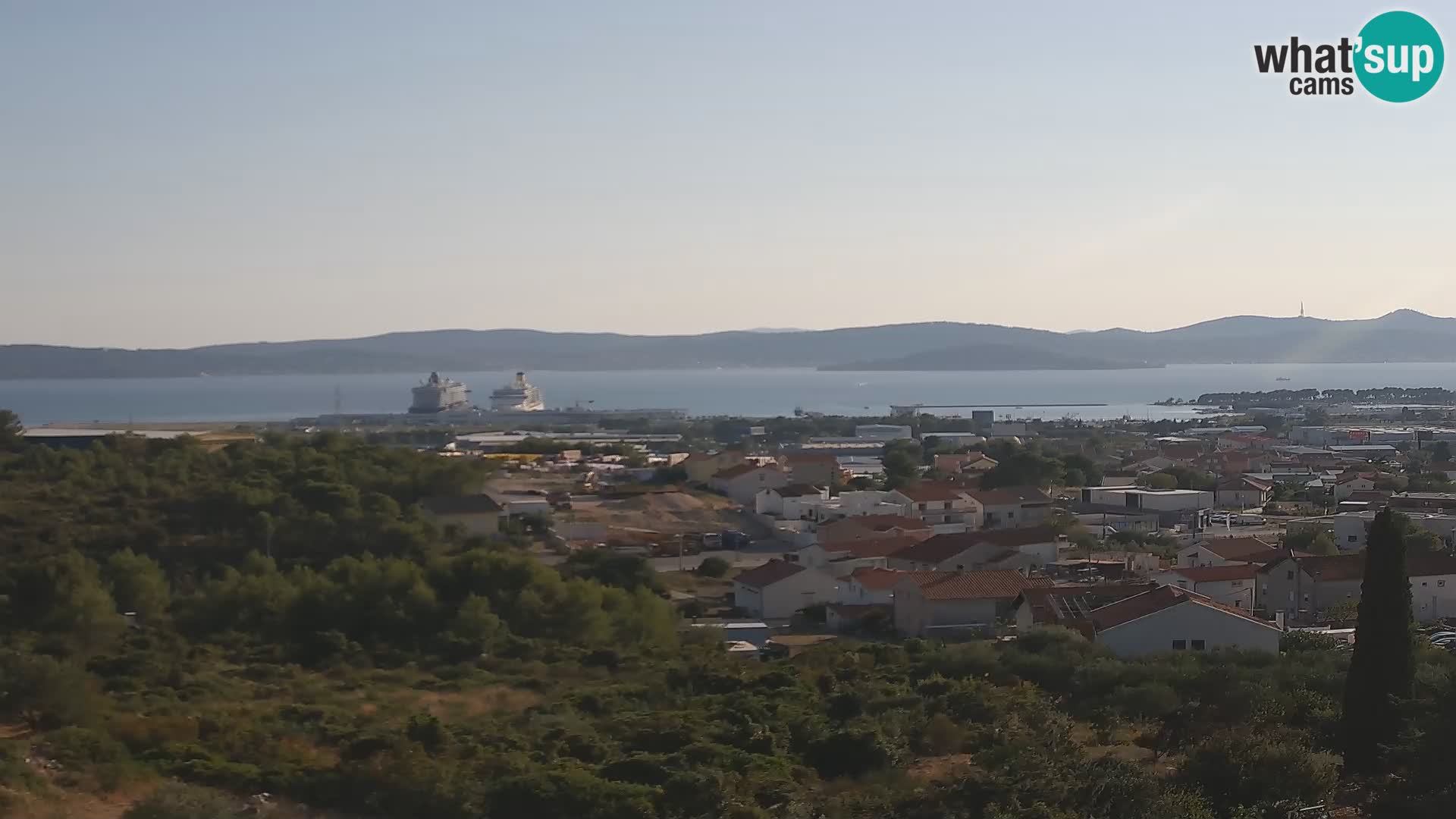 Zadar Port Gazenica Webcam Panorama, Zadar, Kroatien