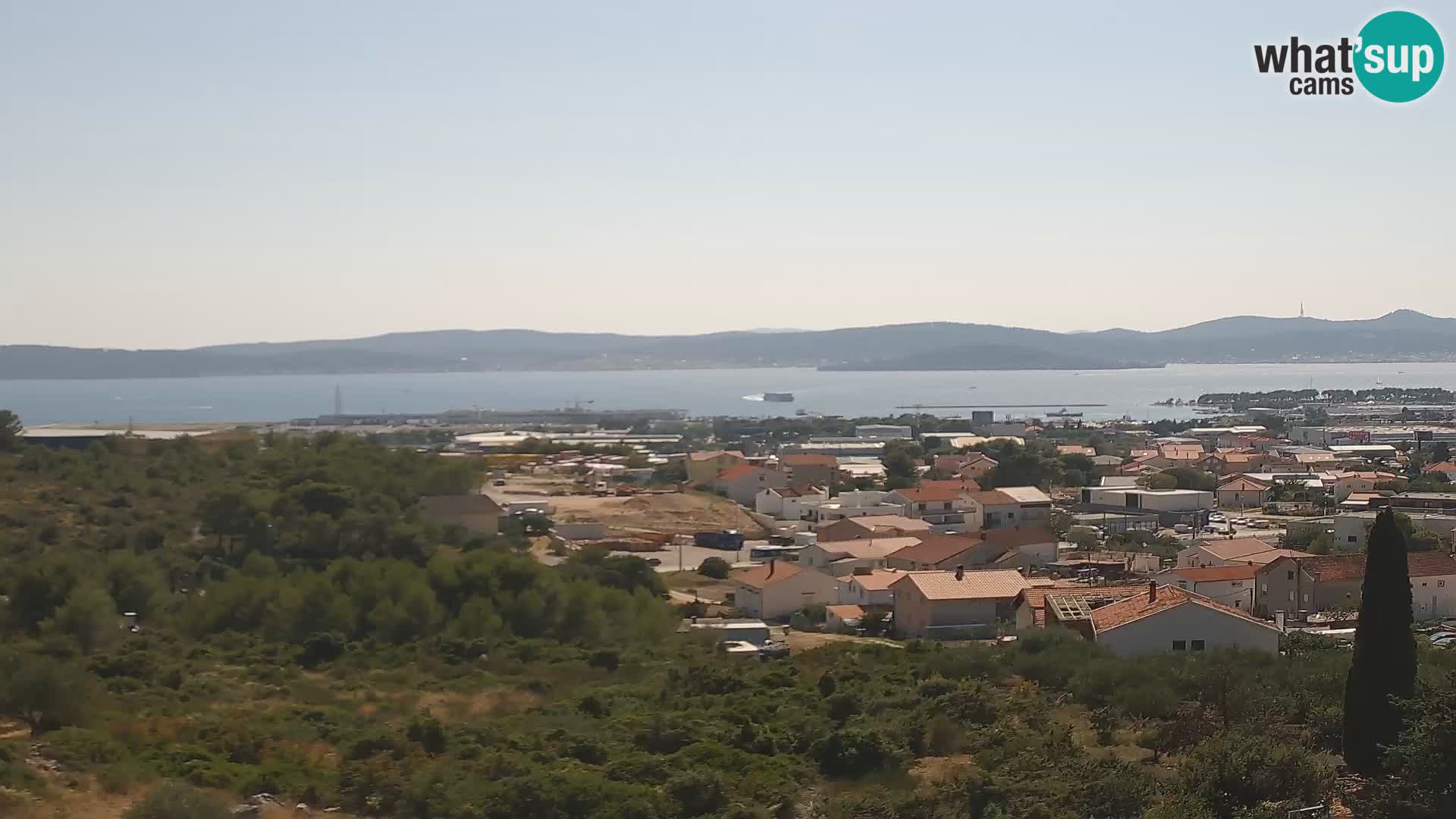 Zadar Pristanišče Gazenica s panoramsko spletno kamero, Zadar, Hrvaška