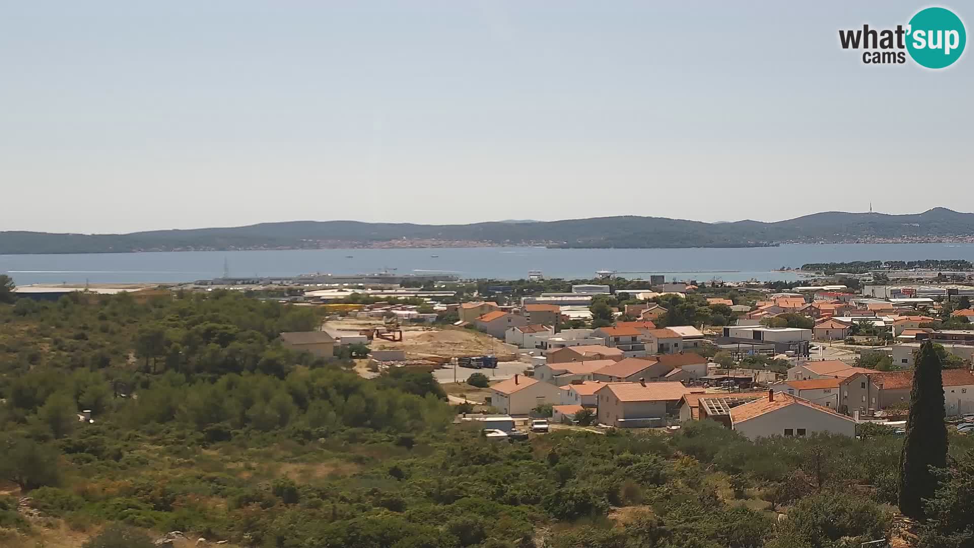 Panoramska web kamera Luke Gaženica u Zadru, Hrvatska