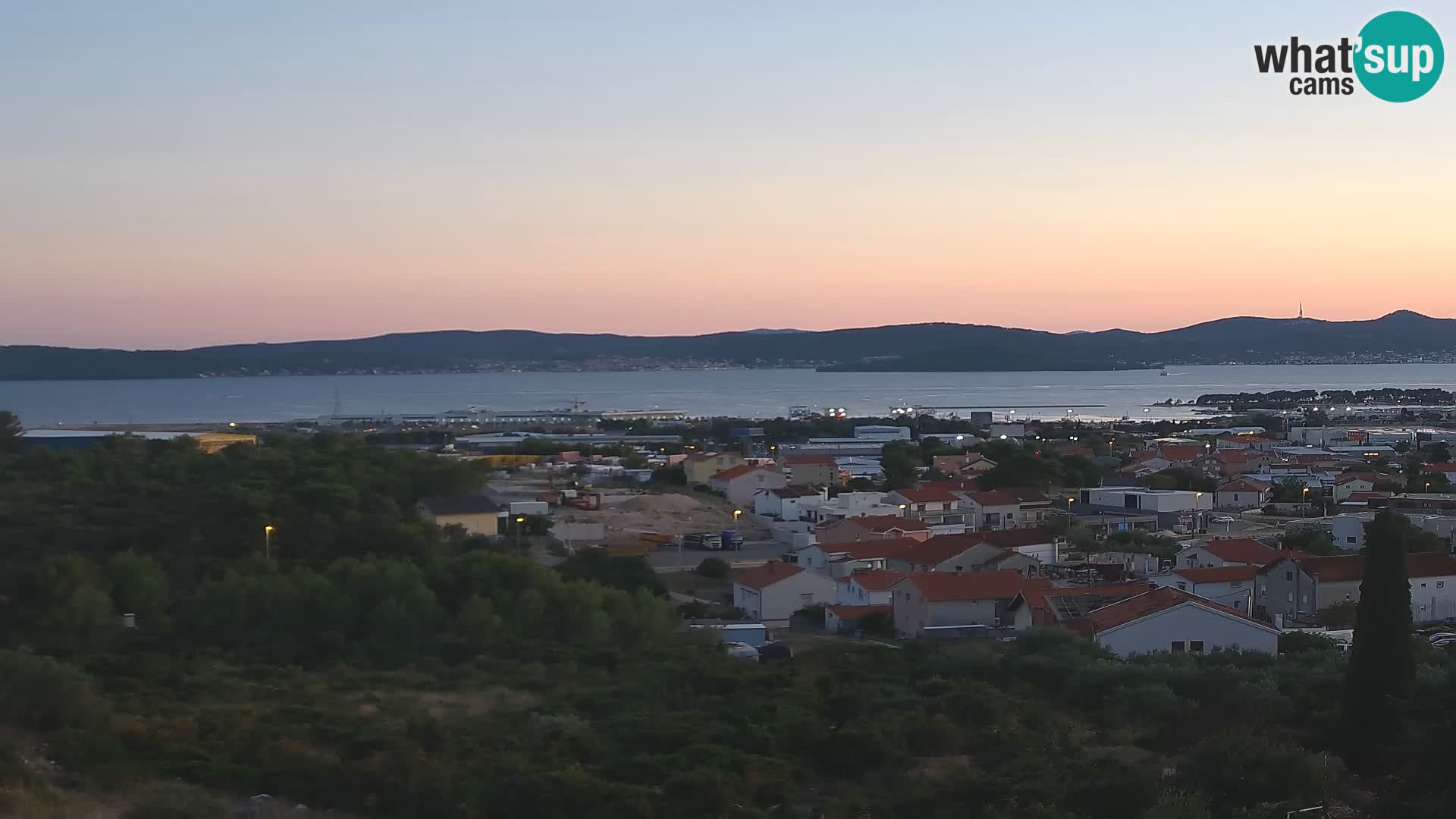 Zadar Port Gazenica Webcam Panorama, Zadar, Croatie