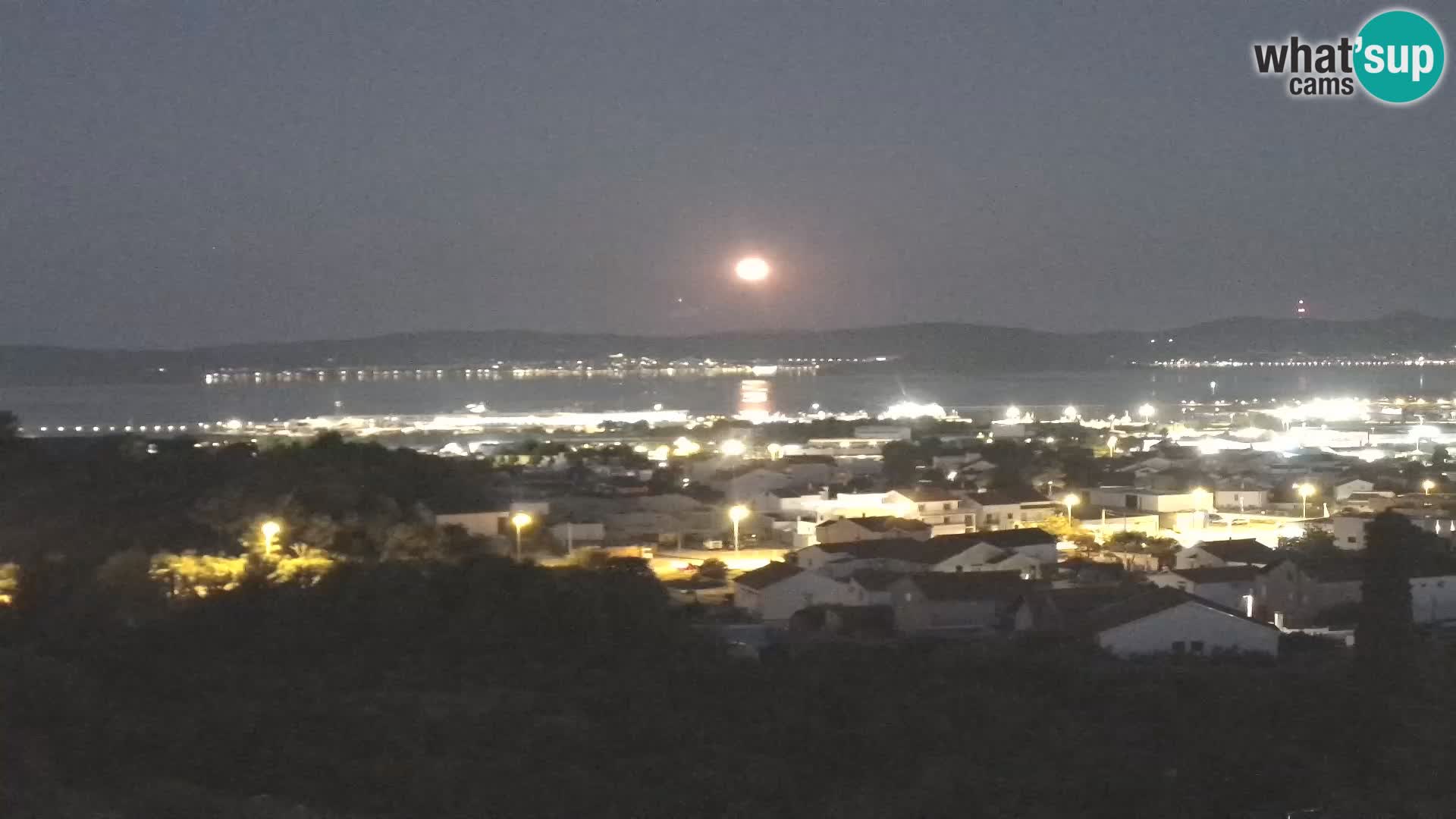 Zadar Pristanišče Gazenica s panoramsko spletno kamero, Zadar, Hrvaška