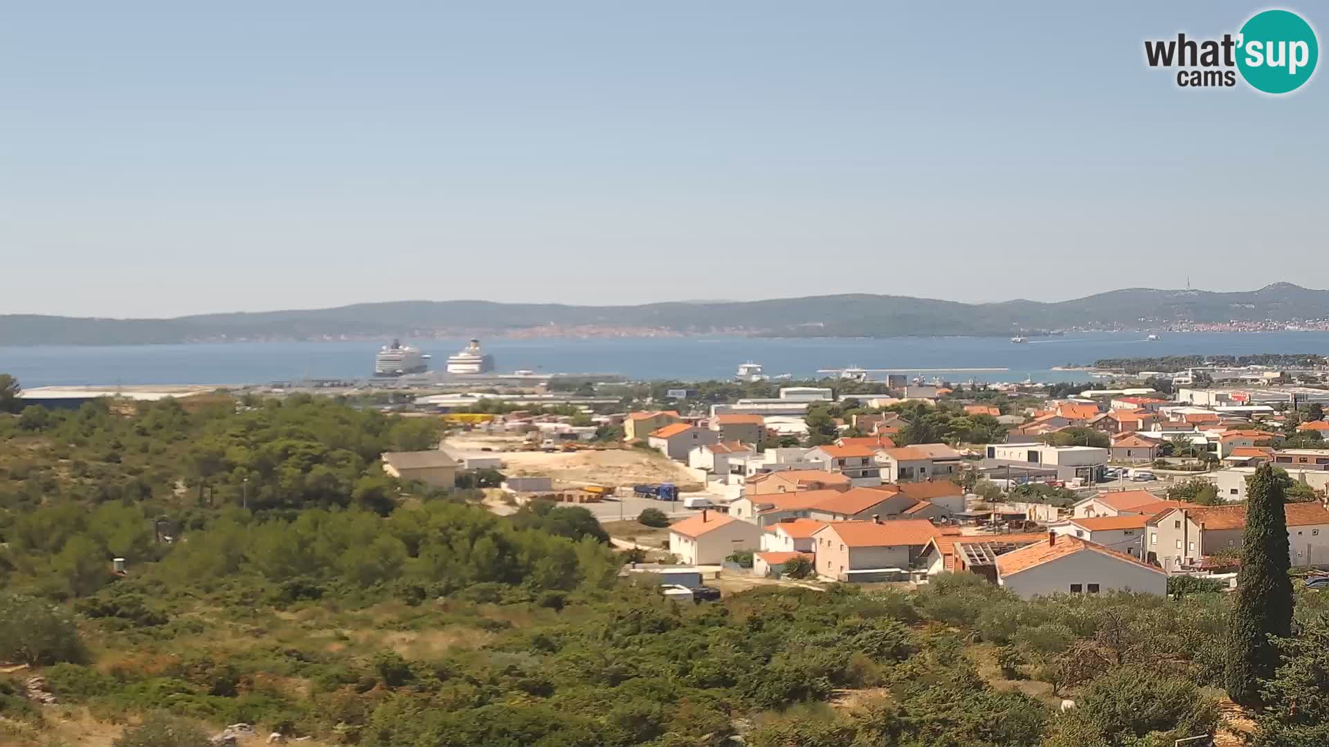 Zadar Pristanišče Gazenica s panoramsko spletno kamero, Zadar, Hrvaška