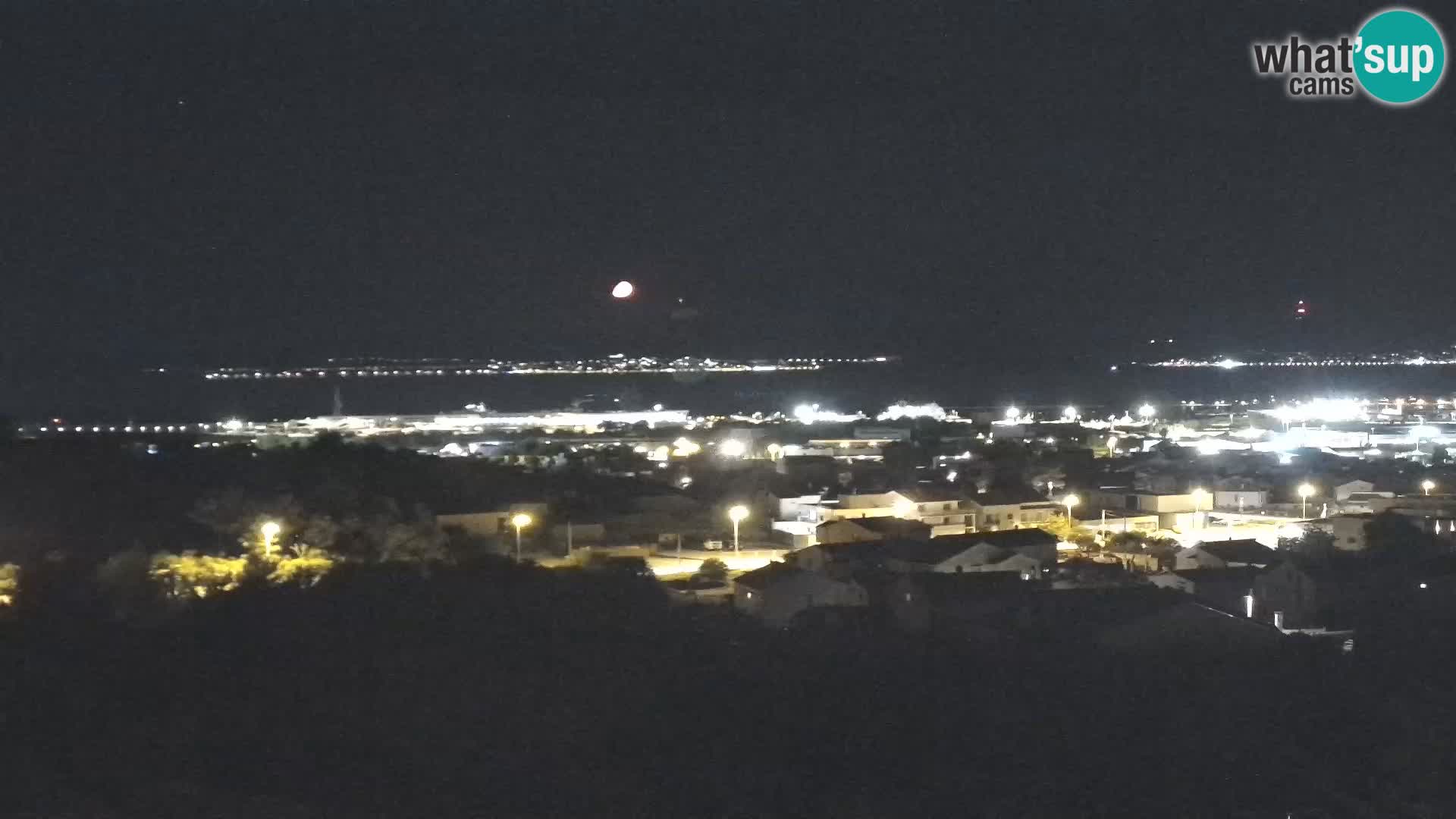 Panorama de la Webcam del Puerto Gazenica de Zadar, Zadar, Croacia
