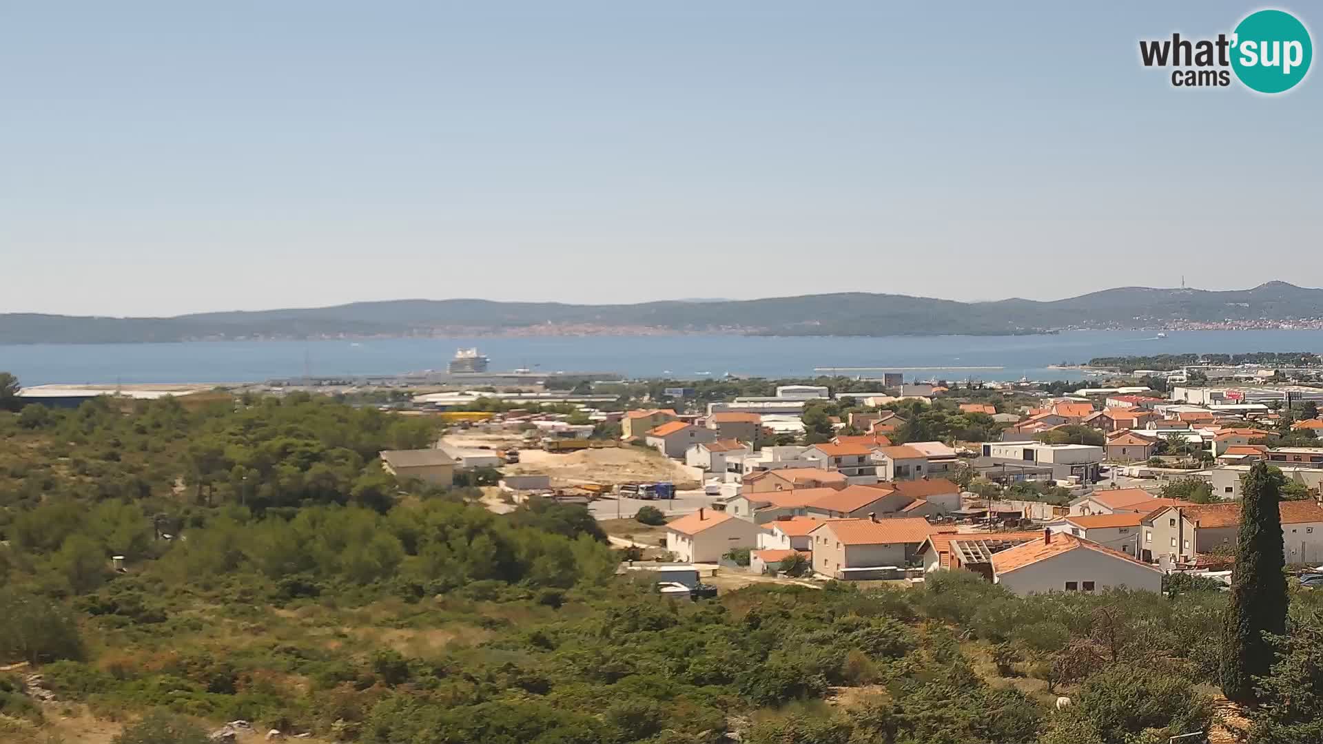 Panorama de la Webcam del Puerto Gazenica de Zadar, Zadar, Croacia