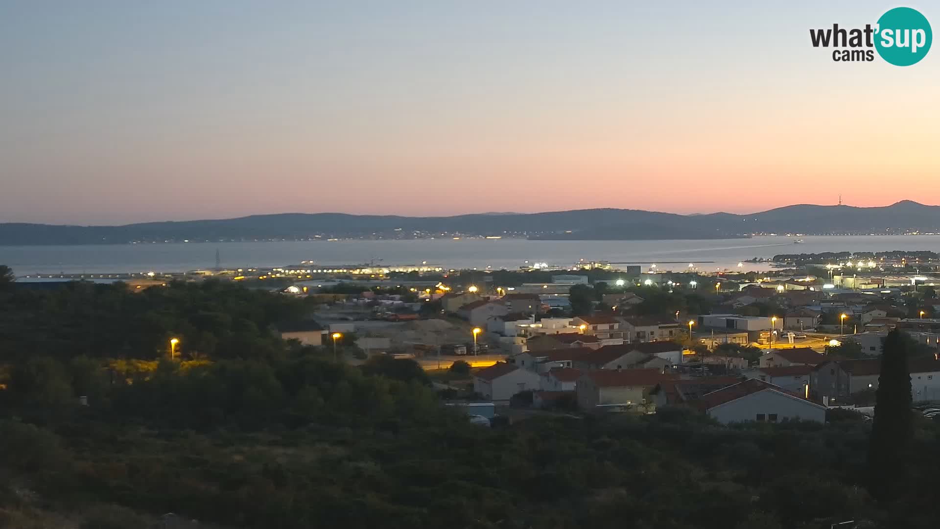 Zadar Port Gazenica Webcam Panorama, Zadar, Kroatien