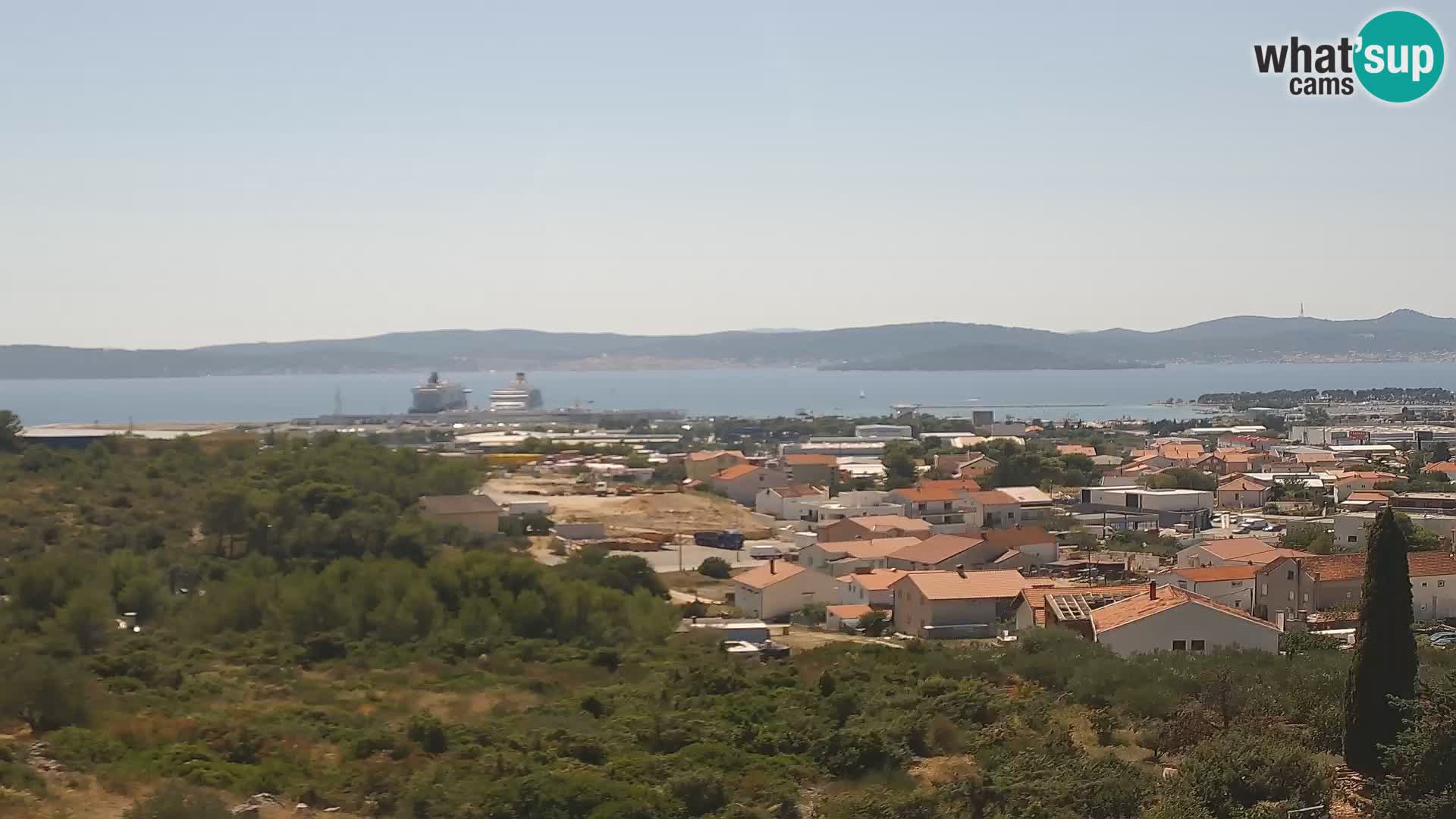 Zadar Port Gazenica Webcam Panorama, Zadar, Kroatien
