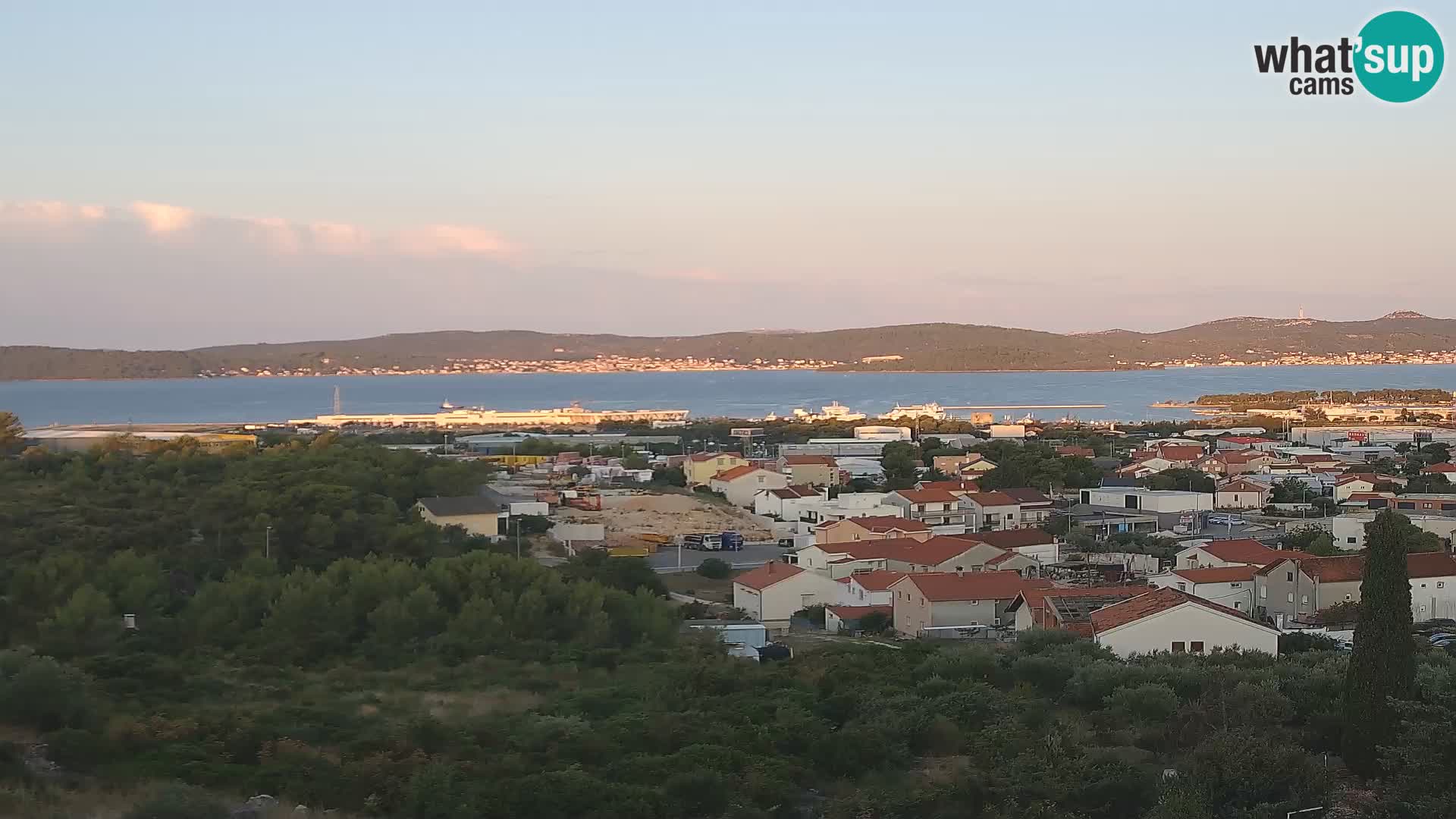 Panoramska web kamera Luke Gaženica u Zadru, Hrvatska