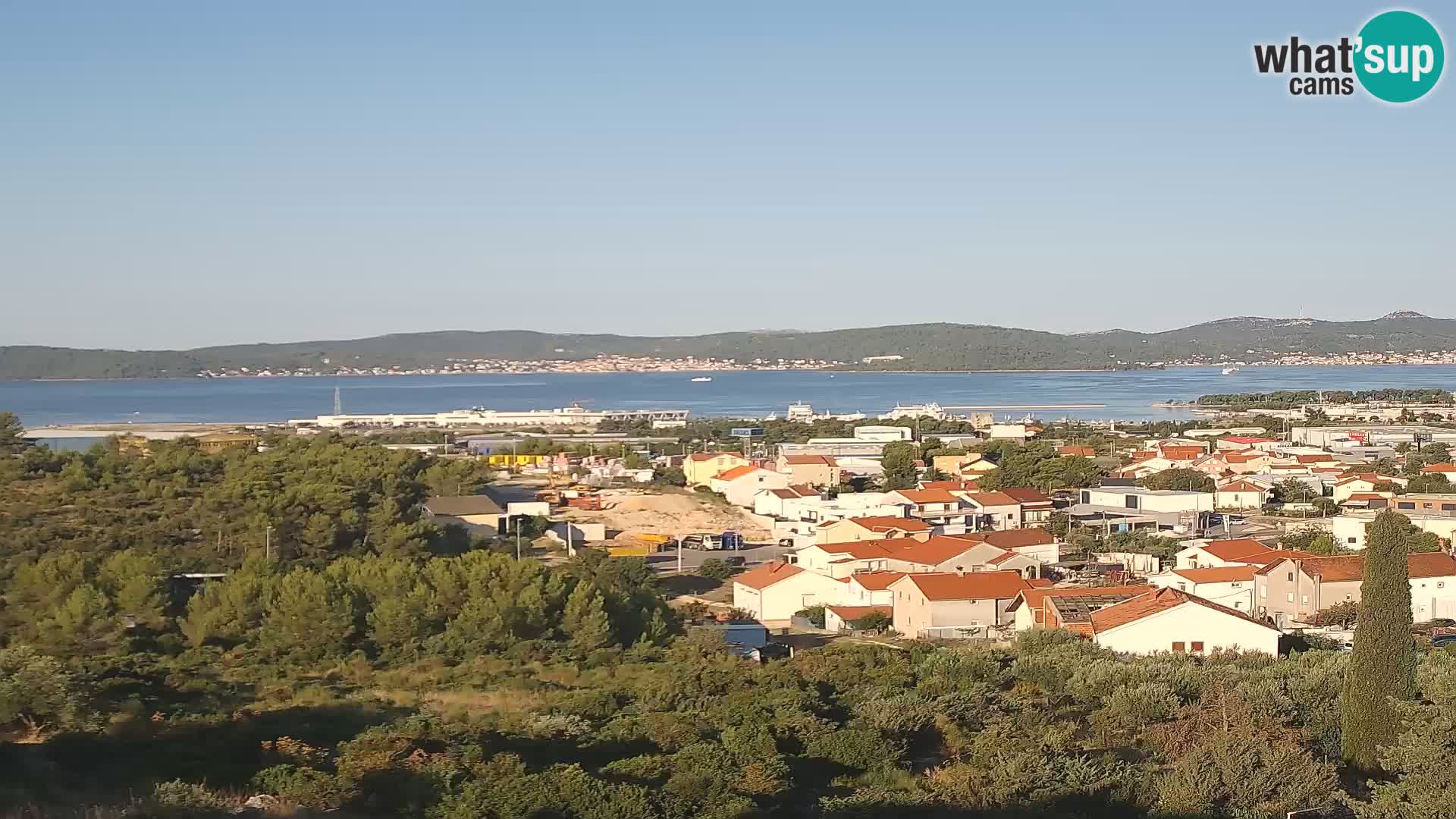 Panorama de la Webcam del Puerto Gazenica de Zadar, Zadar, Croacia
