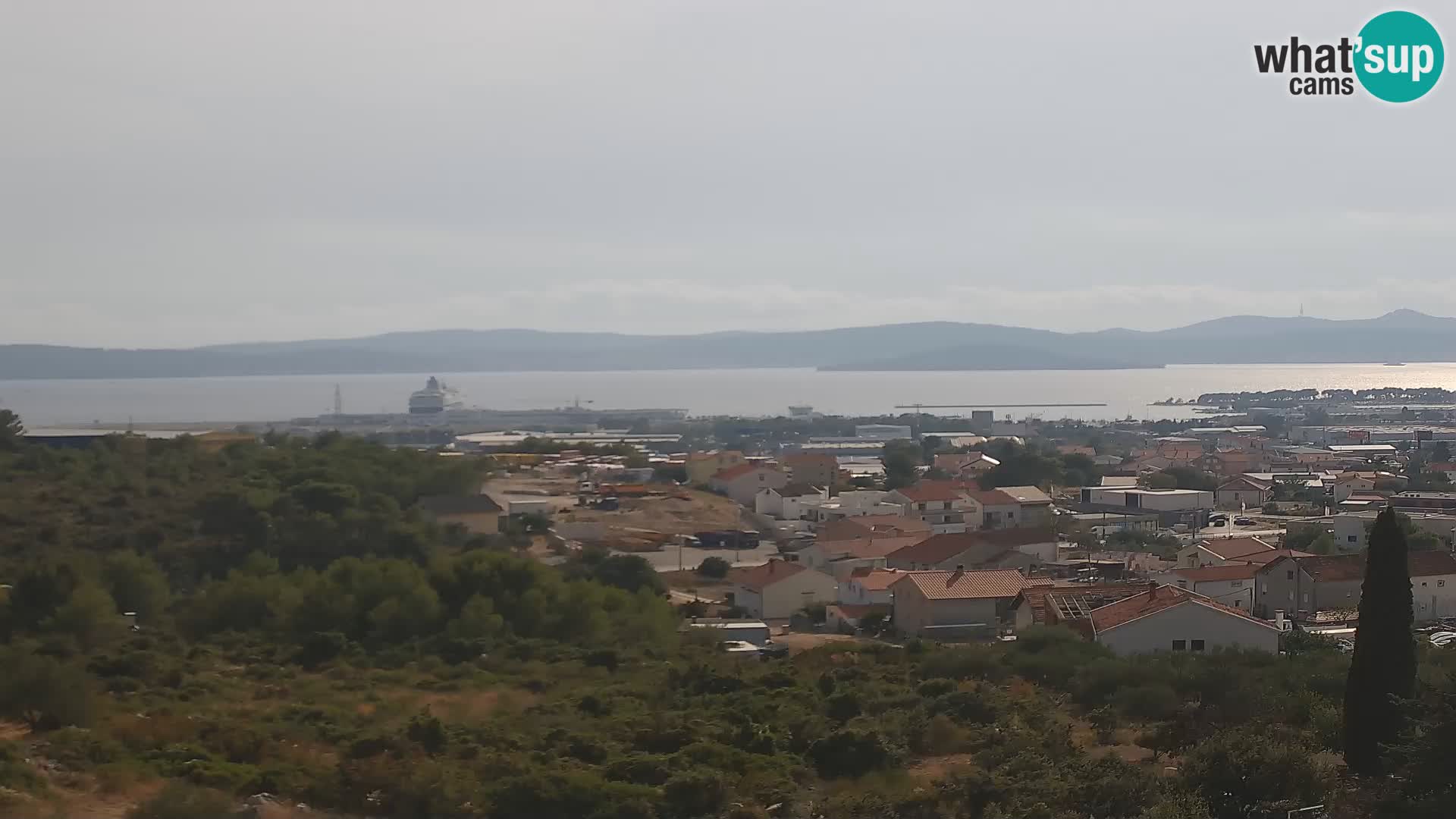 Panorama de la Webcam del Puerto Gazenica de Zadar, Zadar, Croacia