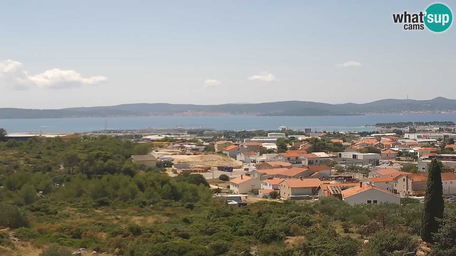 Panorama de la Webcam del Puerto Gazenica de Zadar, Zadar, Croacia