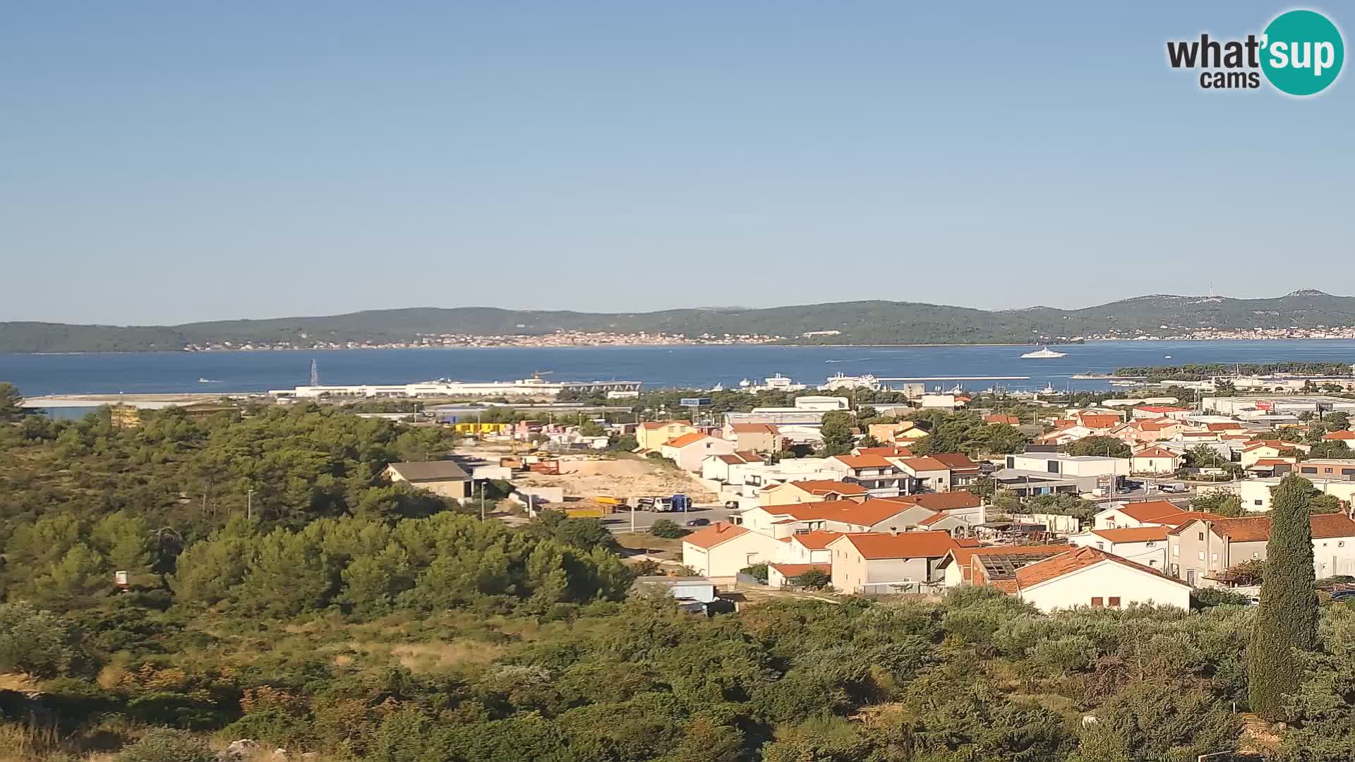 Zadar Port Gazenica Webcam Panorama, Zadar, Kroatien