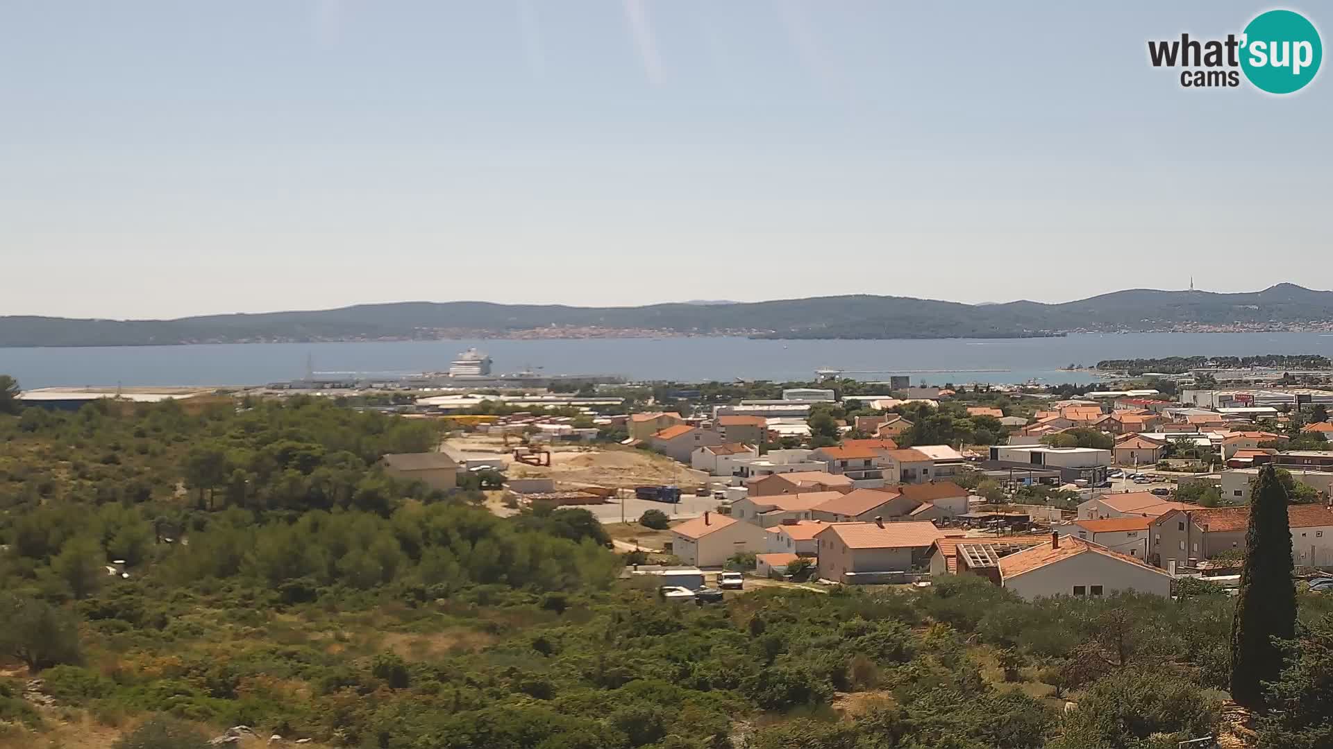 Panoramska web kamera Luke Gaženica u Zadru, Hrvatska