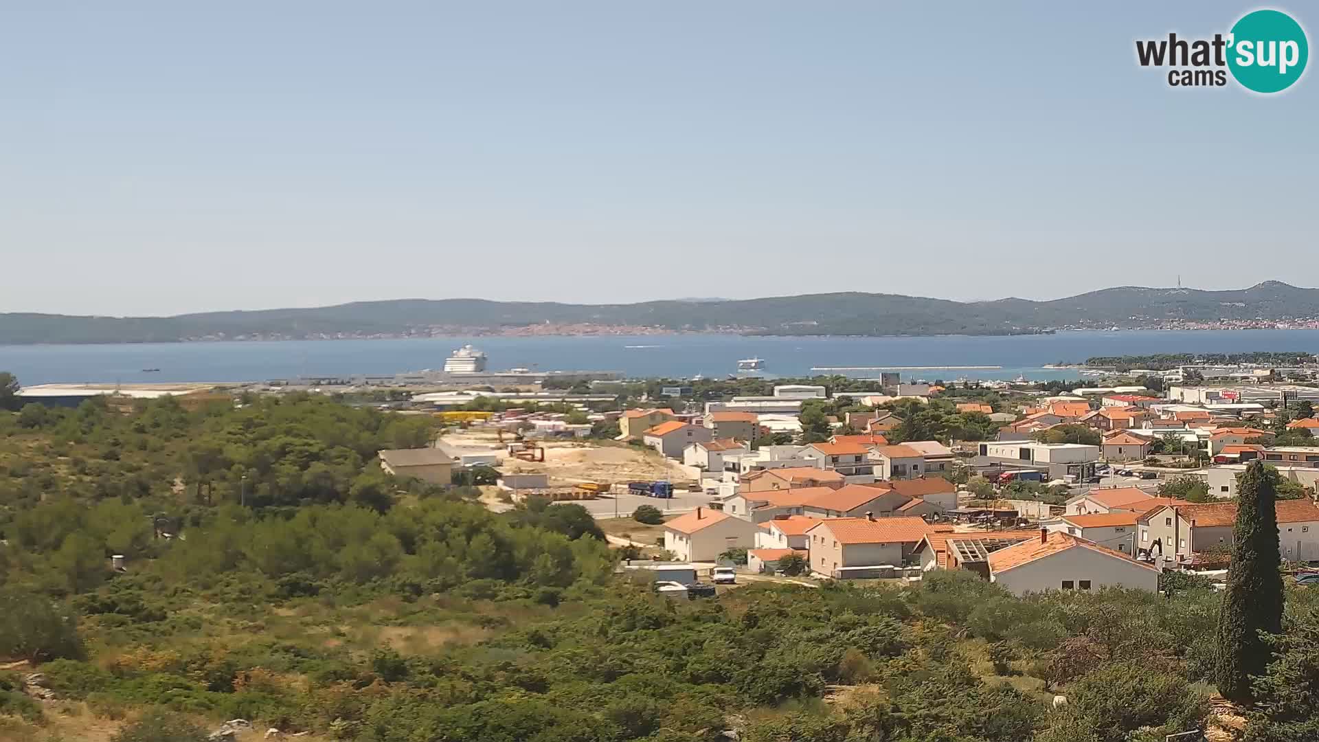 Panorama de la Webcam del Puerto Gazenica de Zadar, Zadar, Croacia