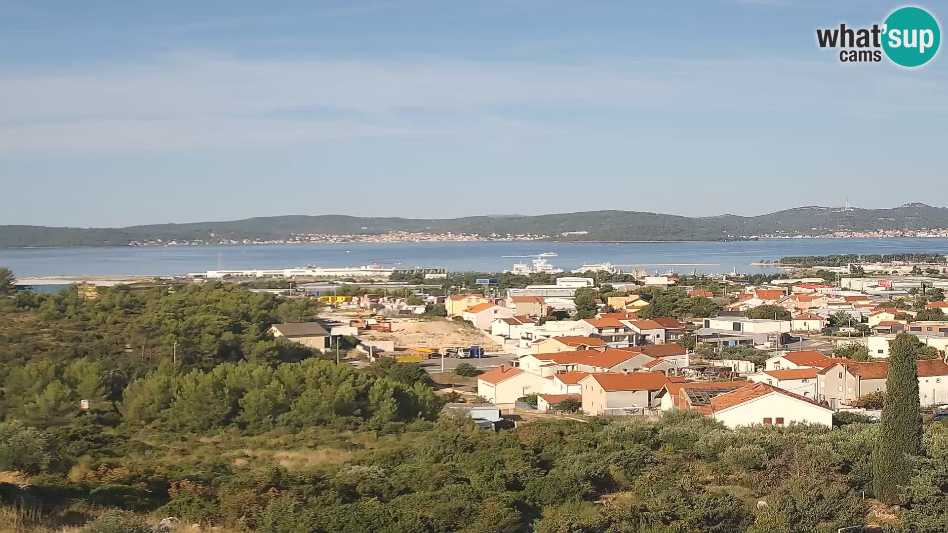 Zadar Pristanišče Gazenica s panoramsko spletno kamero, Zadar, Hrvaška