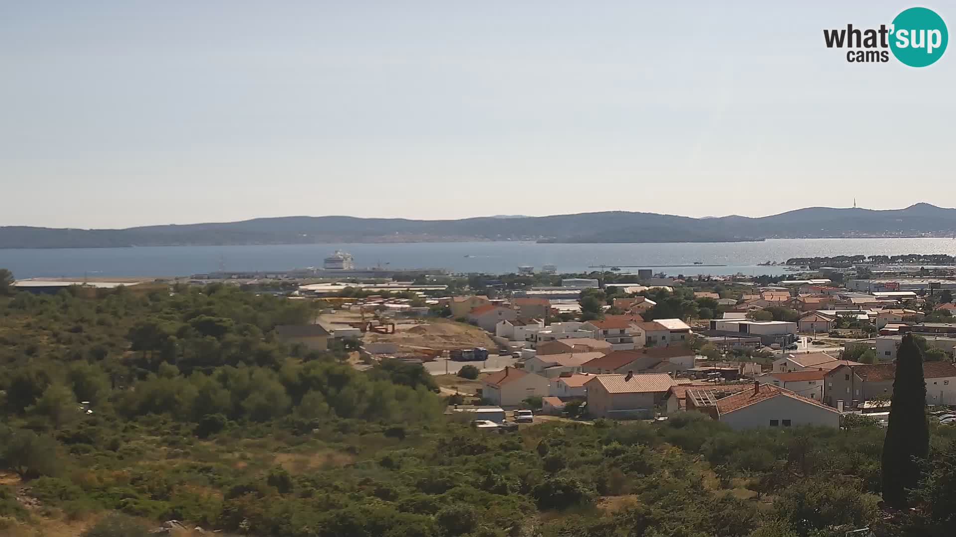 Panoramska web kamera Luke Gaženica u Zadru, Hrvatska