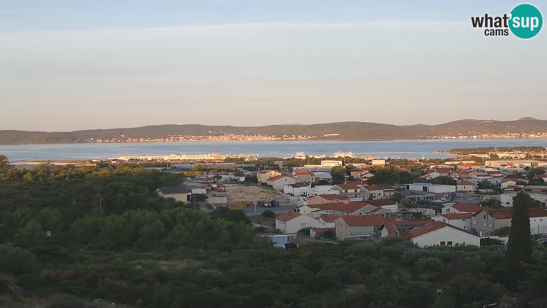 Zadar Port Gazenica Webcam Panorama, Zadar, Kroatien