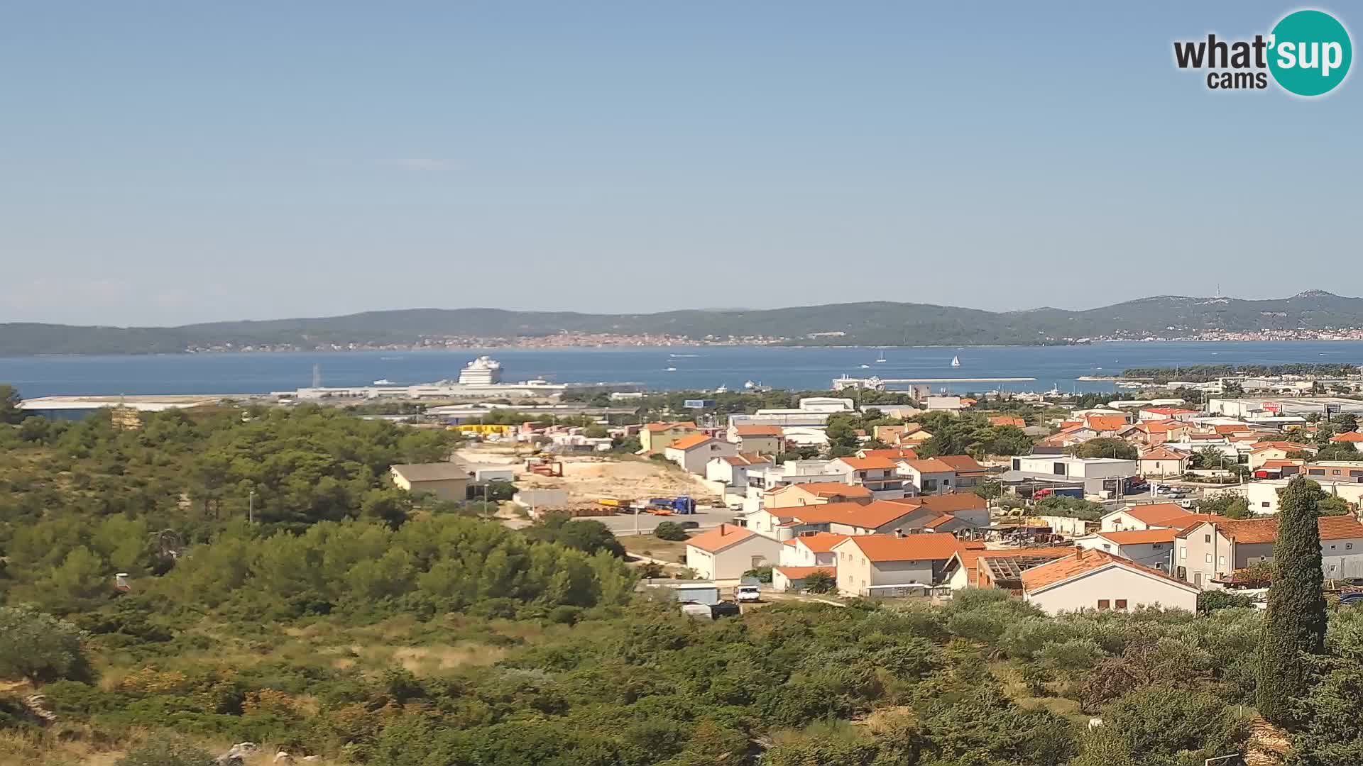Zadar Port Gazenica Webcam Panorama, Zadar, Kroatien