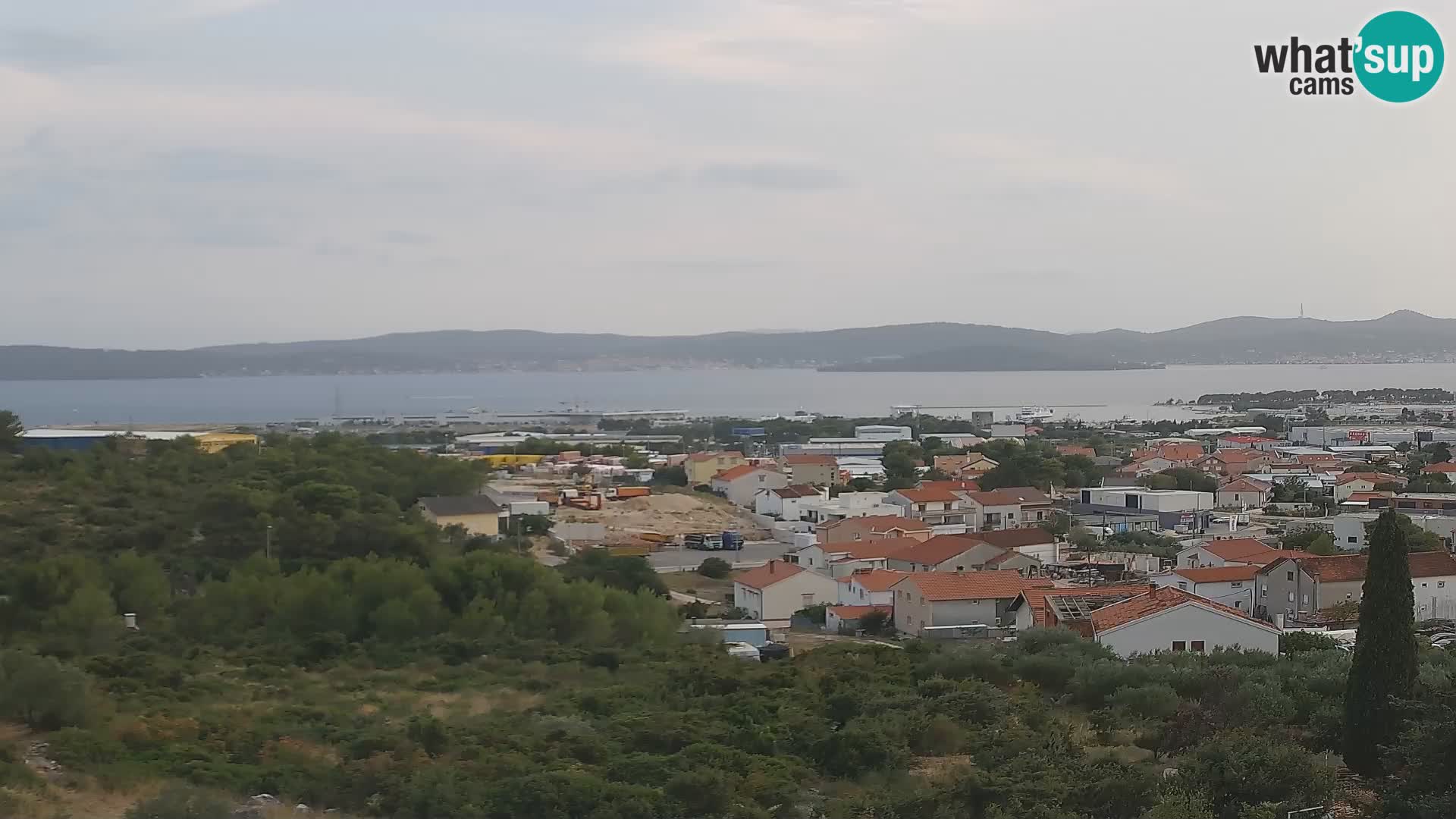 Panoramska web kamera Luke Gaženica u Zadru, Hrvatska