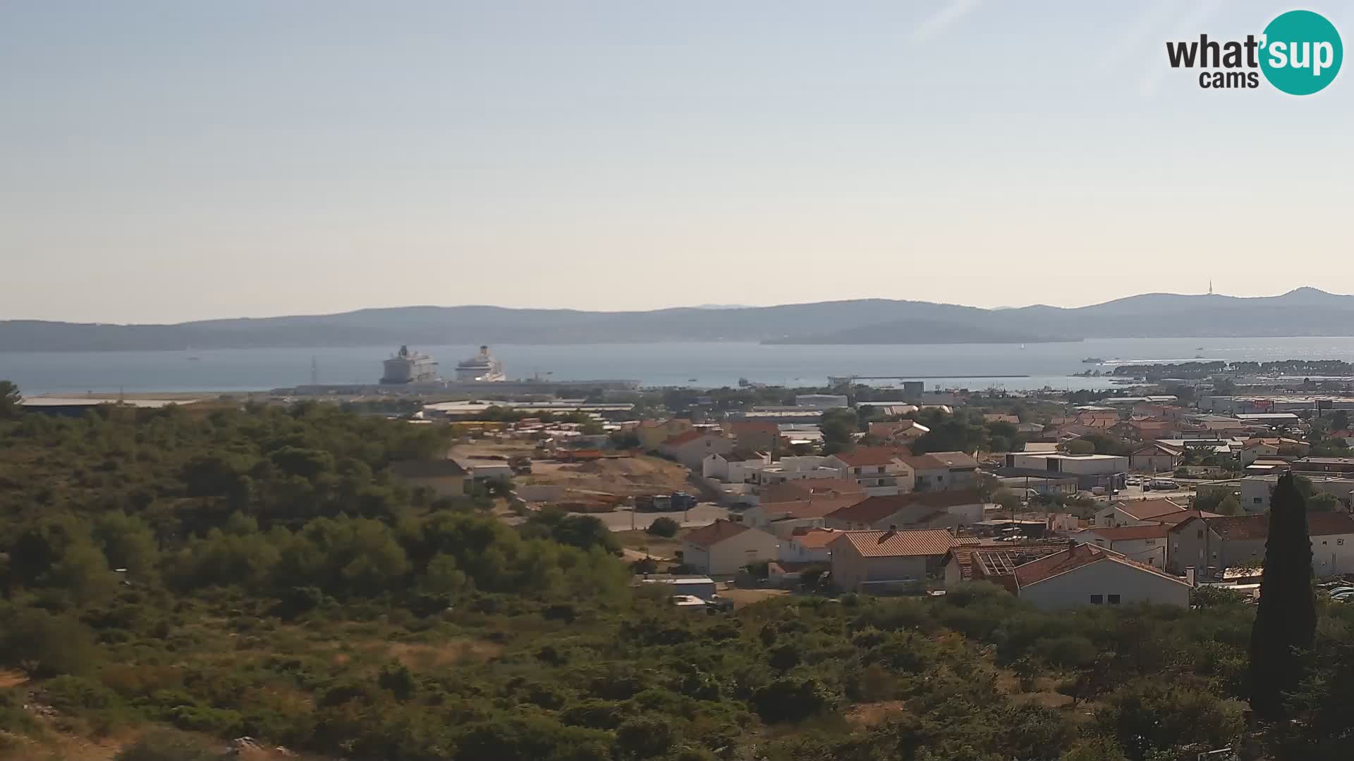 Panorama de la Webcam del Puerto Gazenica de Zadar, Zadar, Croacia