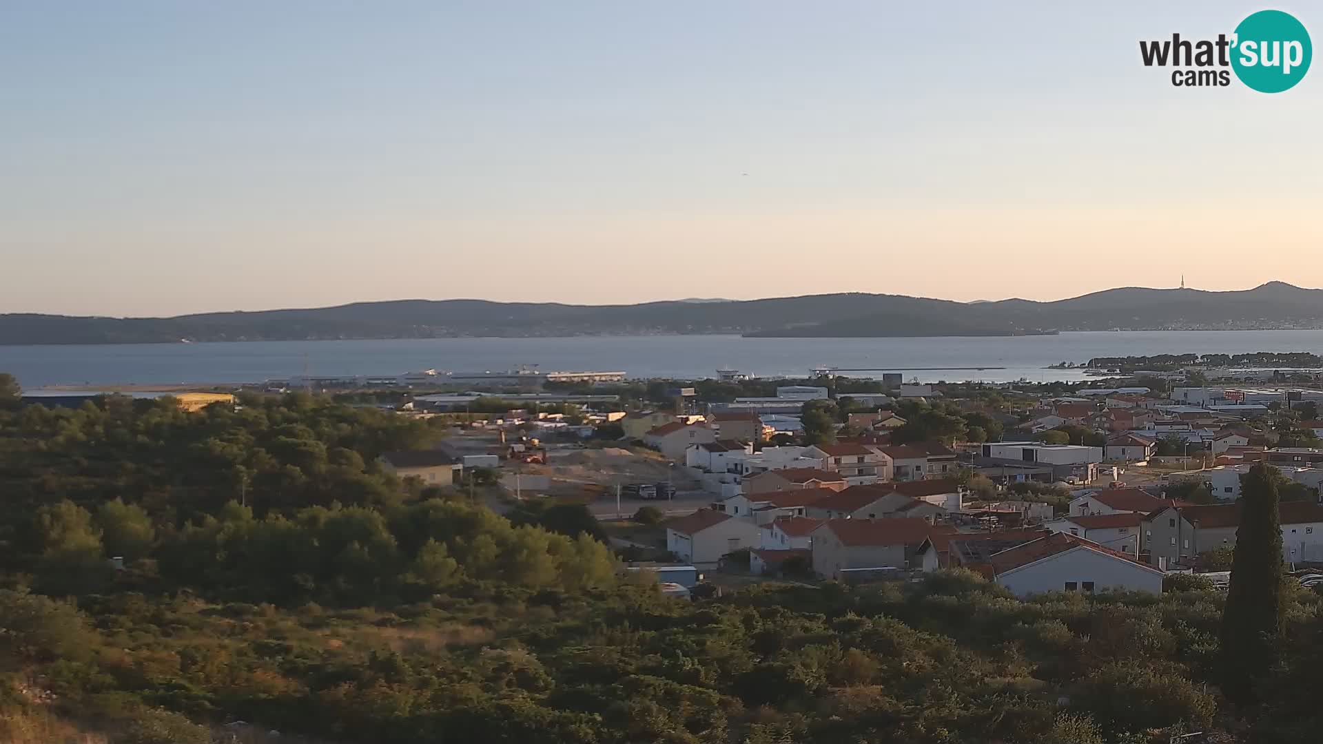 Panorama de la Webcam del Puerto Gazenica de Zadar, Zadar, Croacia