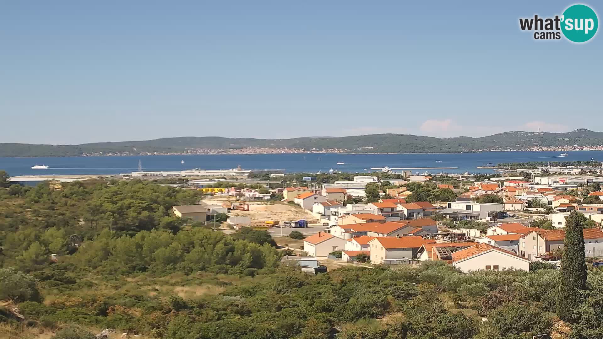 Panoramska web kamera Luke Gaženica u Zadru, Hrvatska