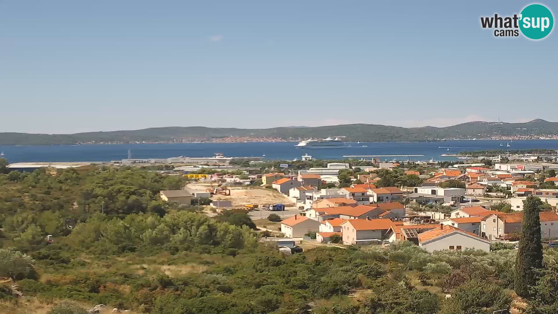 Zadar Port Gazenica Webcam Panorama, Zadar, Kroatien