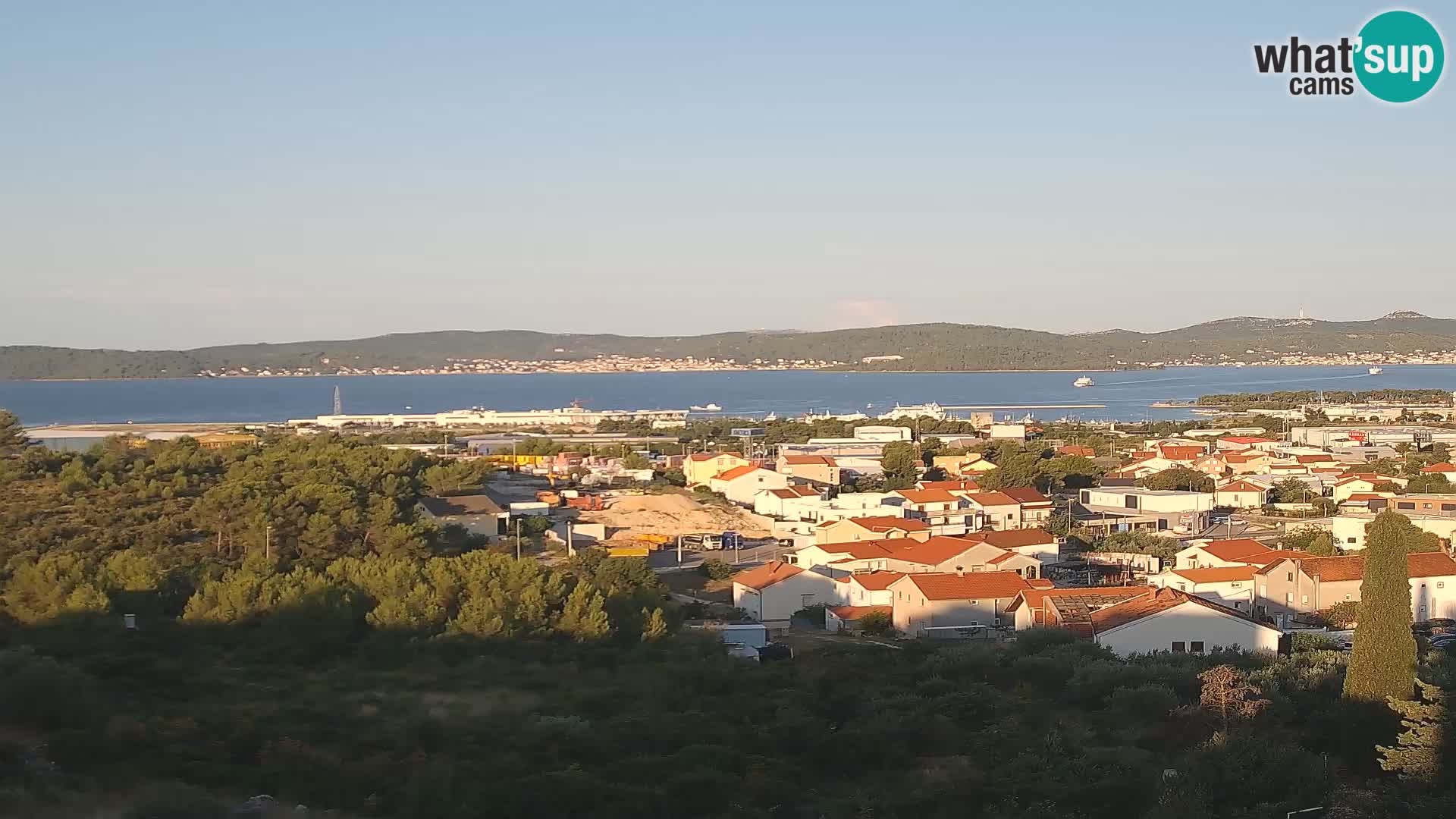 Zadar Port Gazenica Webcam Panorama, Zadar, Kroatien