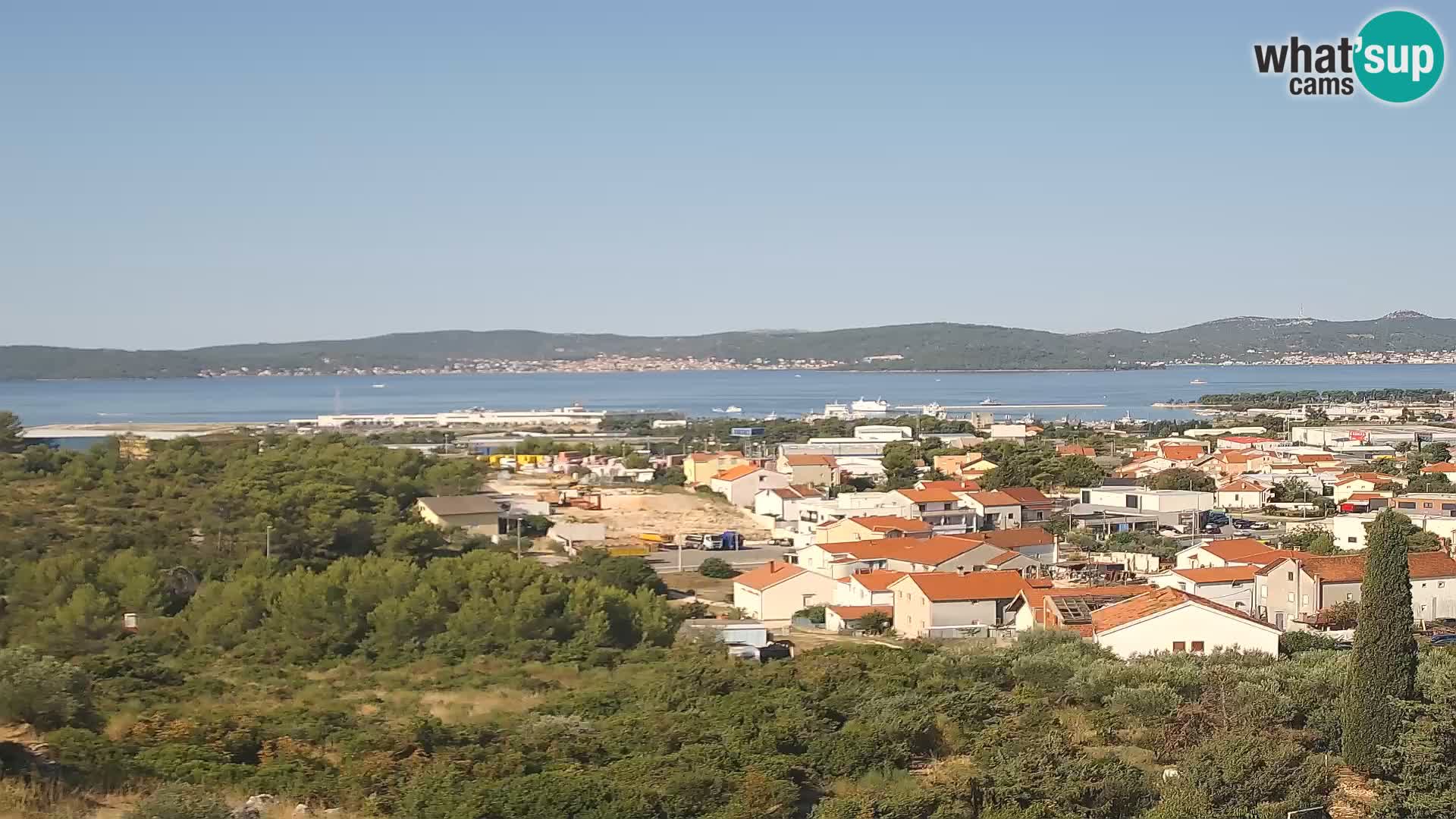 Panoramska web kamera Luke Gaženica u Zadru, Hrvatska