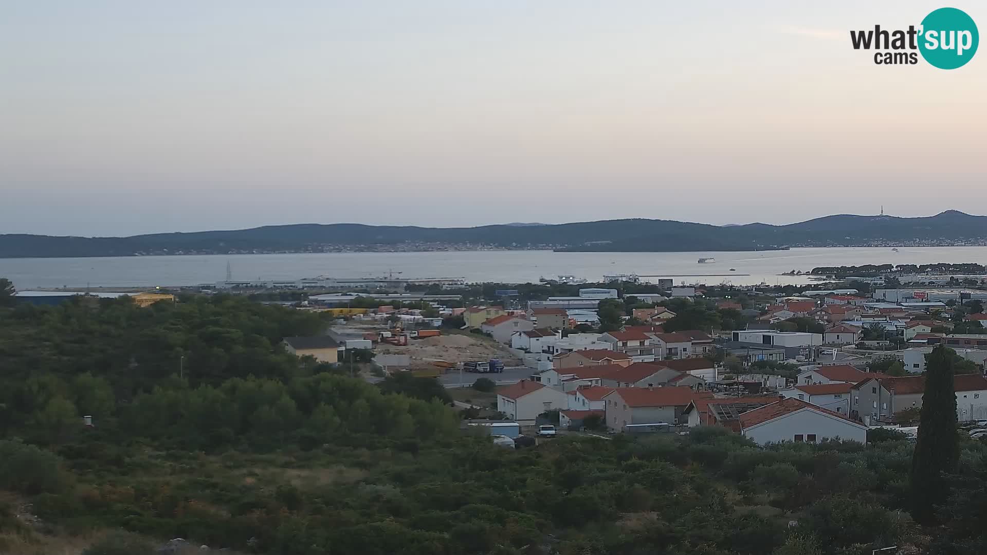 Panorama de la Webcam del Puerto Gazenica de Zadar, Zadar, Croacia