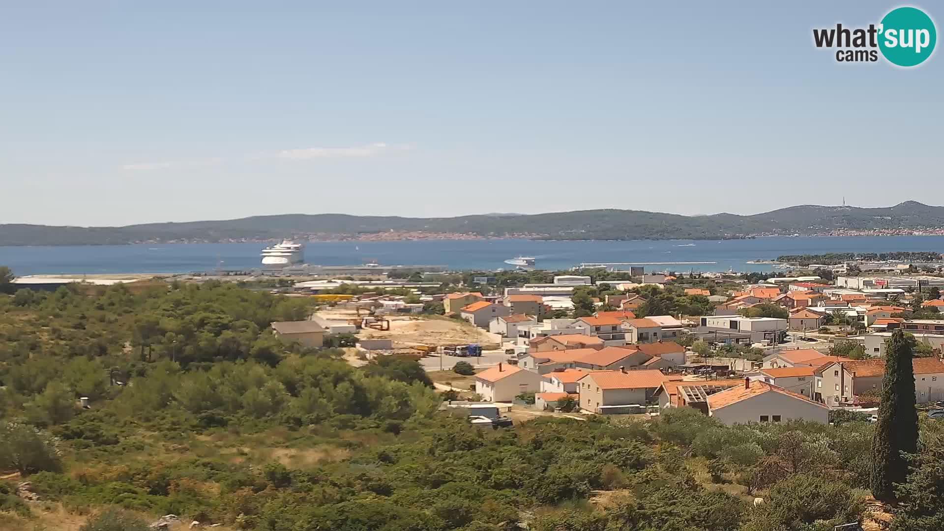 Zadar Port Gazenica Webcam Panorama, Zadar, Kroatien