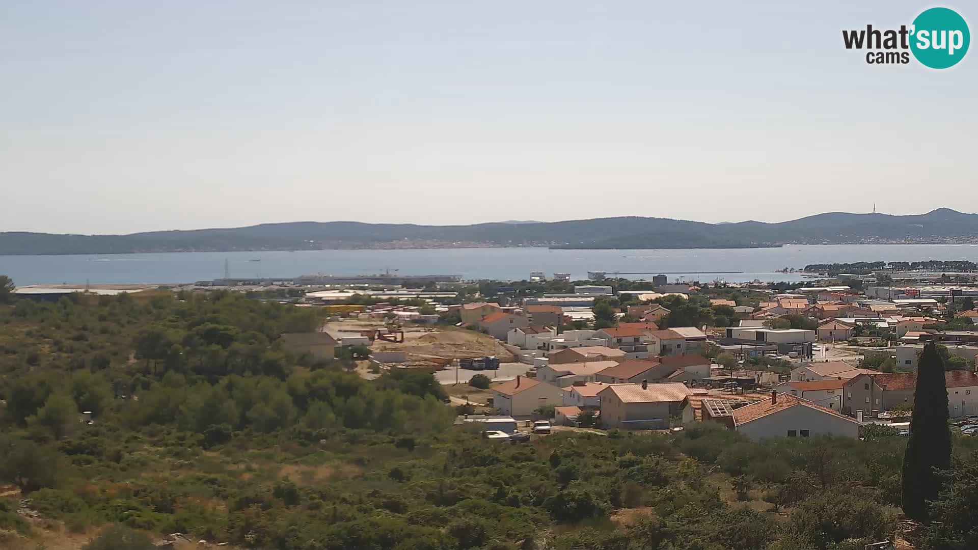 Zadar Pristanišče Gazenica s panoramsko spletno kamero, Zadar, Hrvaška