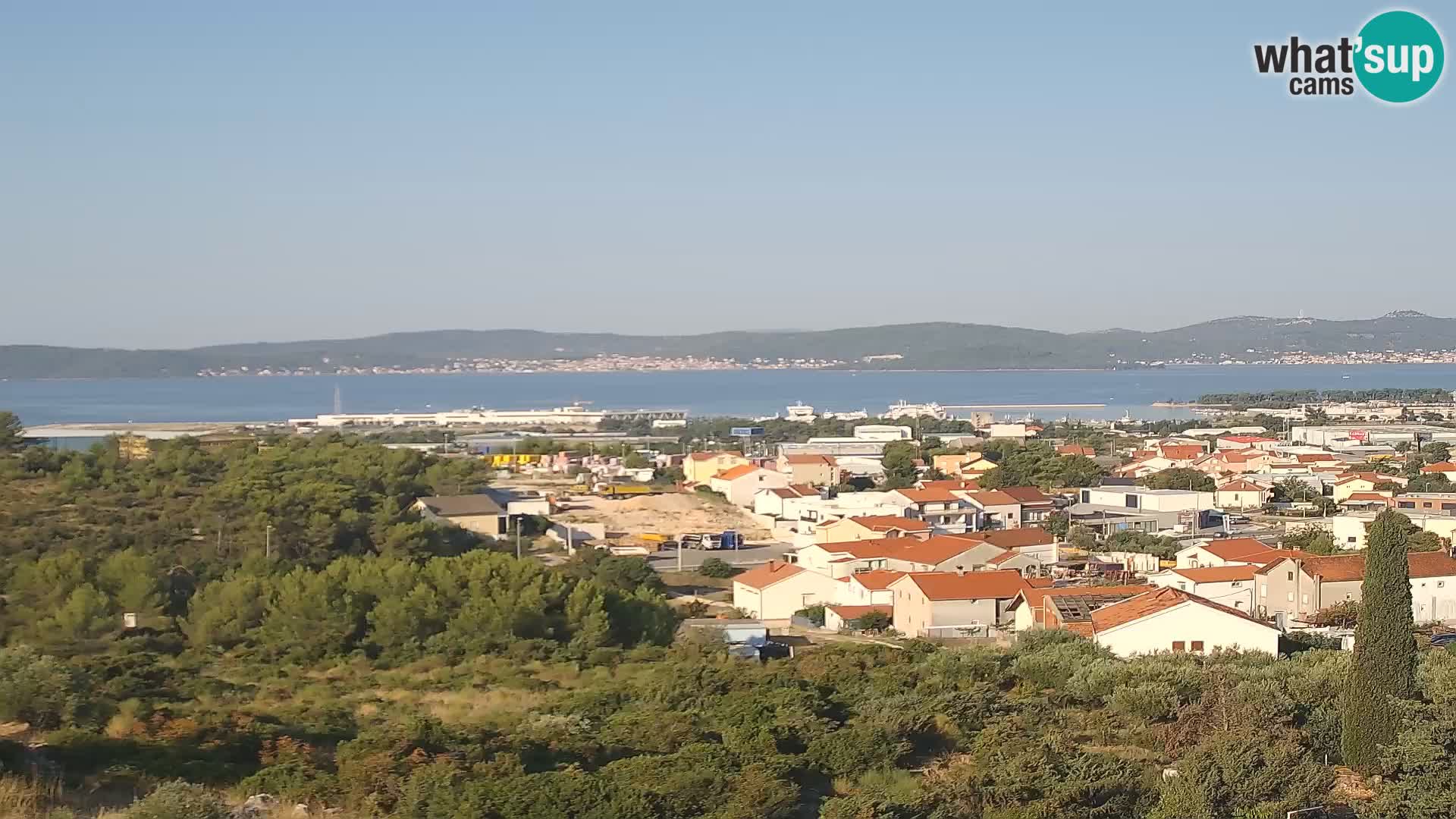 Zadar Pristanišče Gazenica s panoramsko spletno kamero, Zadar, Hrvaška