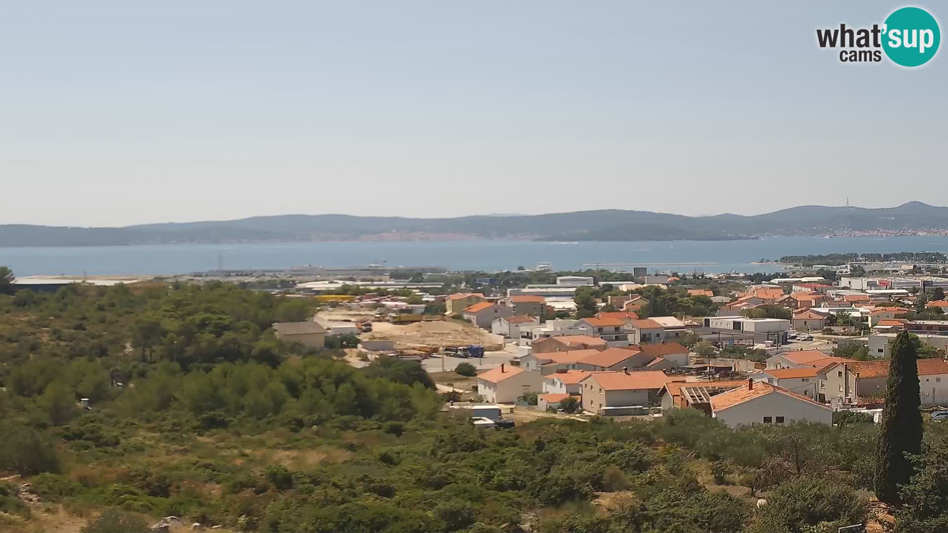 Panorama de la Webcam del Puerto Gazenica de Zadar, Zadar, Croacia