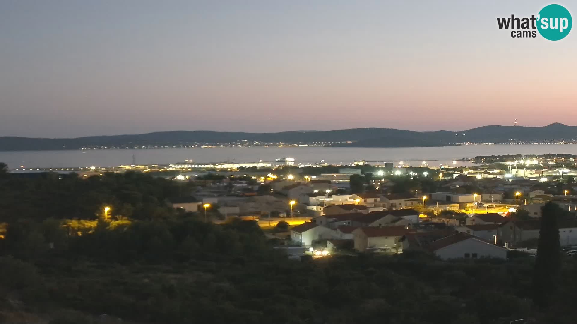 Zadar Pristanišče Gazenica s panoramsko spletno kamero, Zadar, Hrvaška