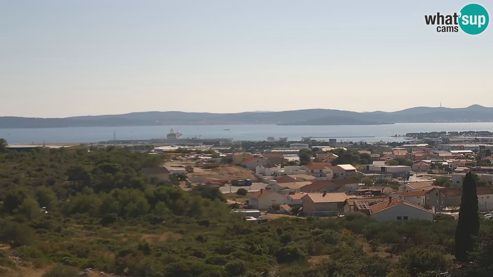 Zadar Pristanišče Gazenica s panoramsko spletno kamero, Zadar, Hrvaška