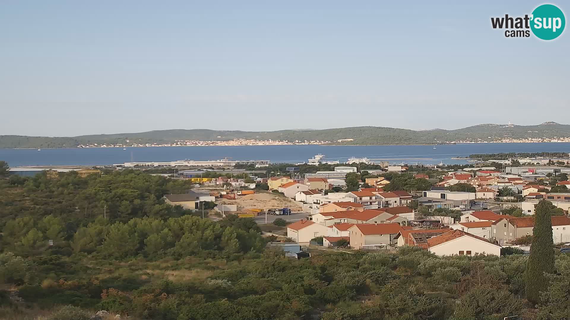 Panorama de la Webcam del Puerto Gazenica de Zadar, Zadar, Croacia