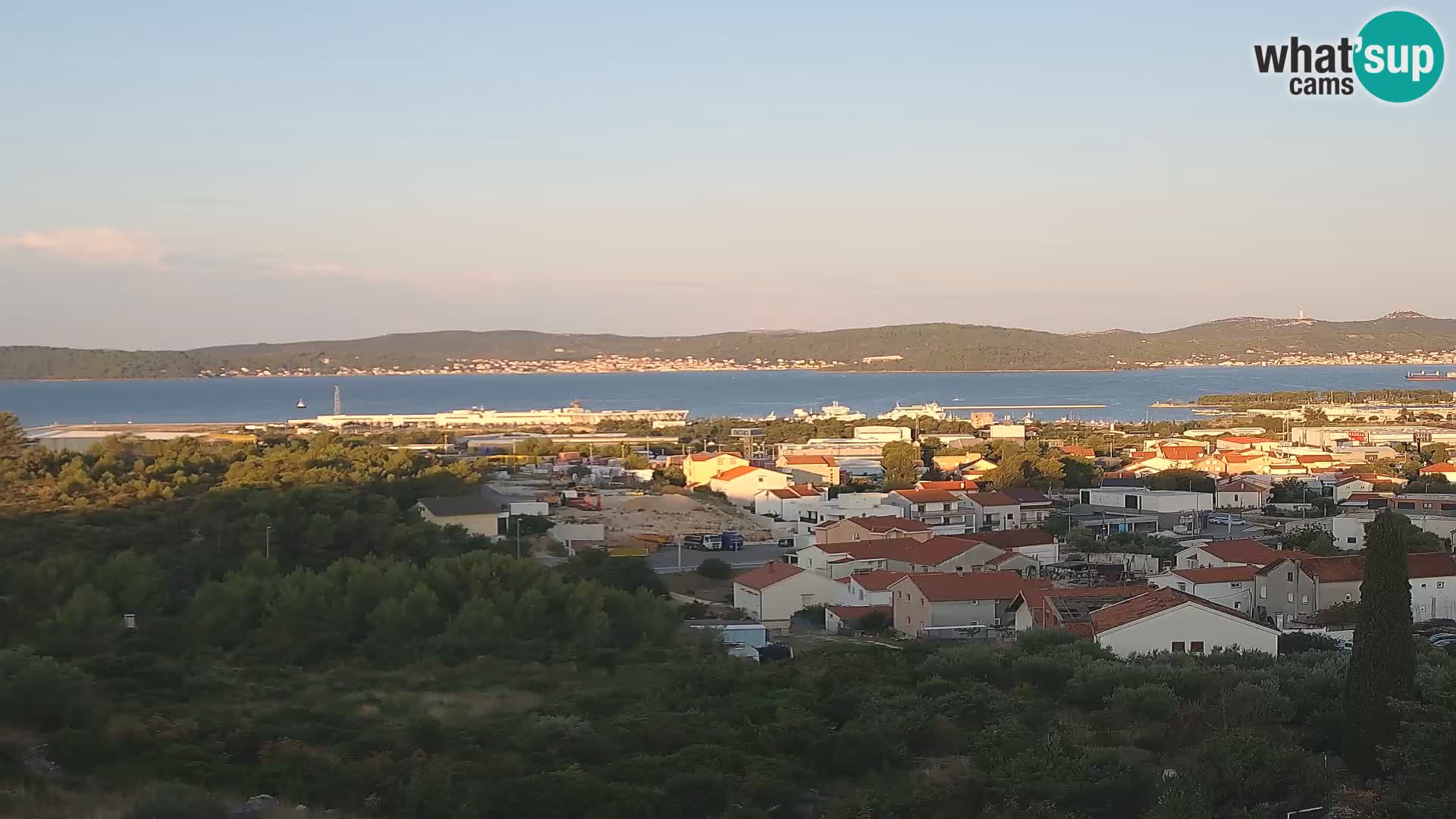 Panoramska web kamera Luke Gaženica u Zadru, Hrvatska