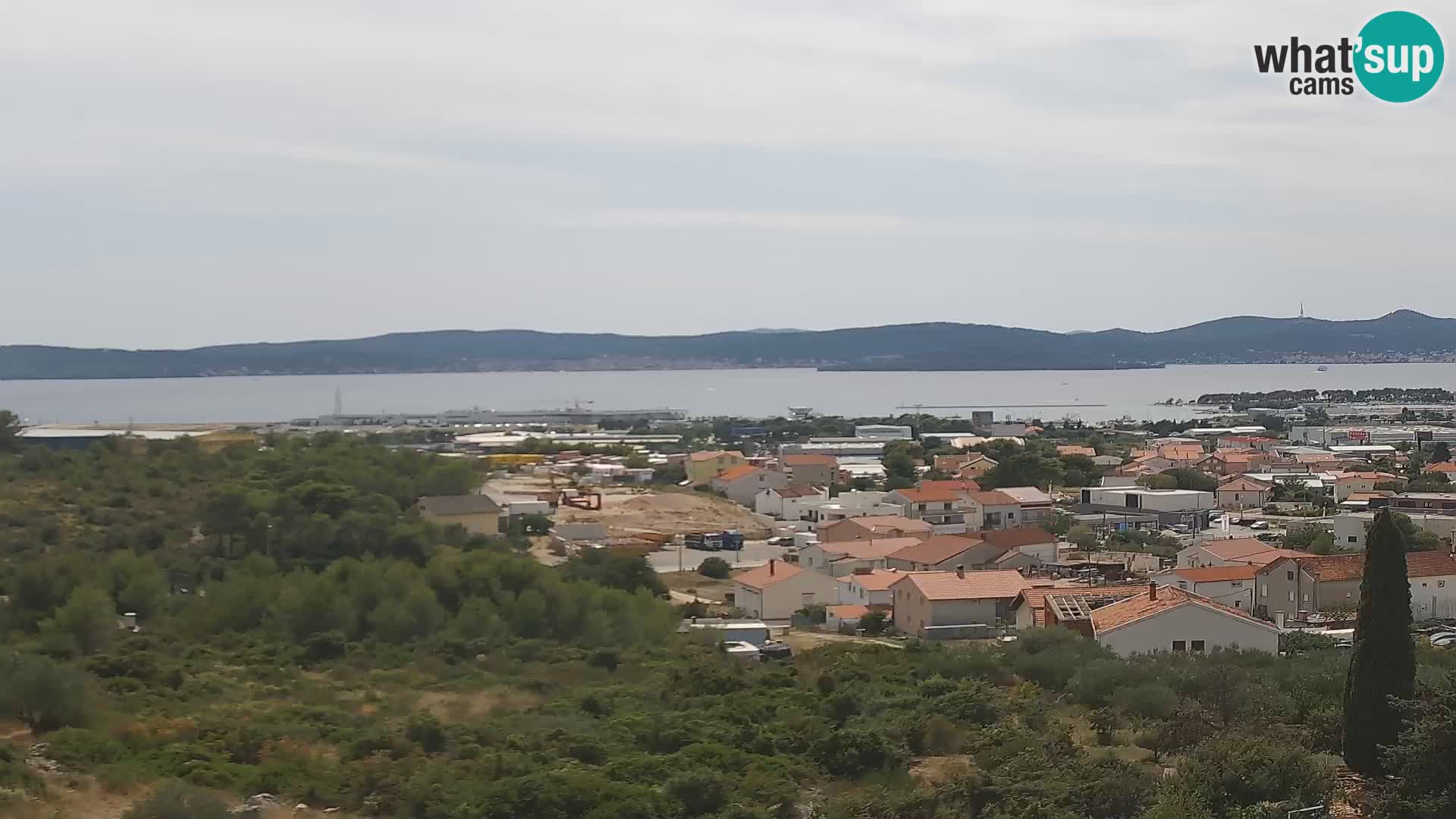Zadar Port Gazenica Webcam Panorama, Zadar, Kroatien