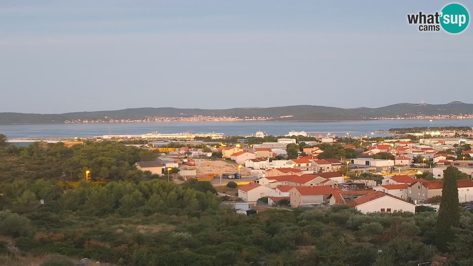 Panorama de la Webcam del Puerto Gazenica de Zadar, Zadar, Croacia