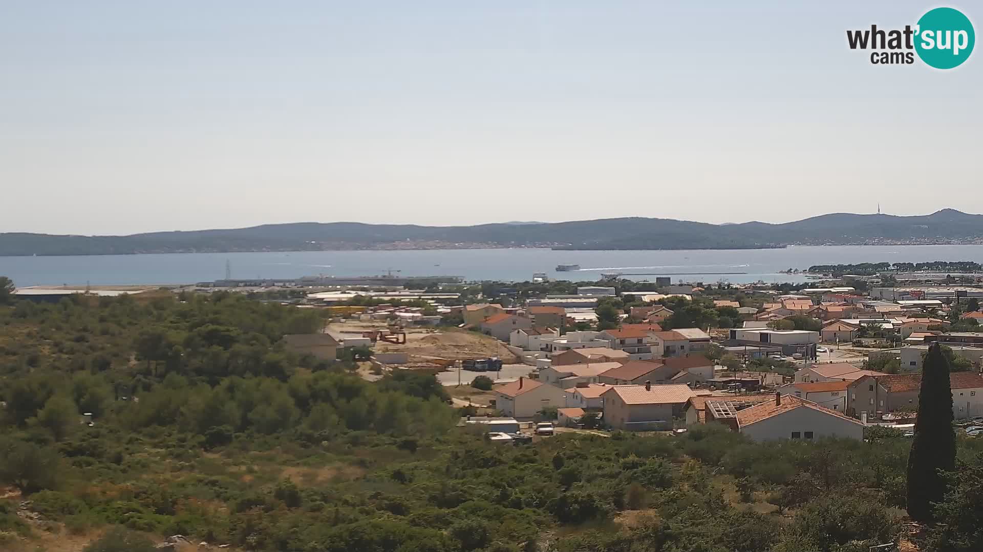 Panorama de la Webcam del Puerto Gazenica de Zadar, Zadar, Croacia