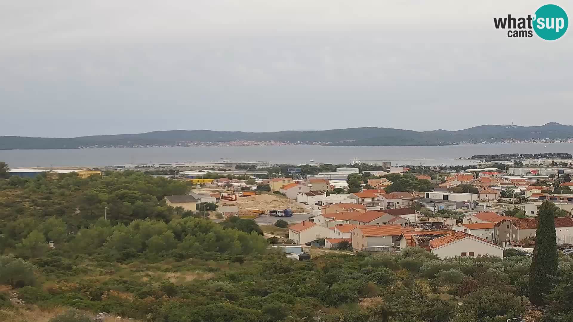 Panoramska web kamera Luke Gaženica u Zadru, Hrvatska