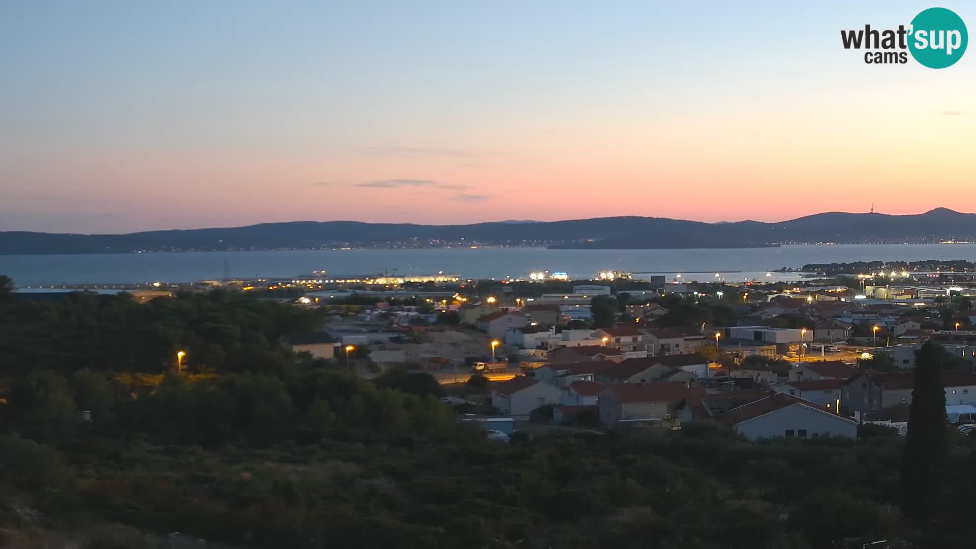 Zadar Port Gazenica Webcam Panorama, Zadar, Kroatien