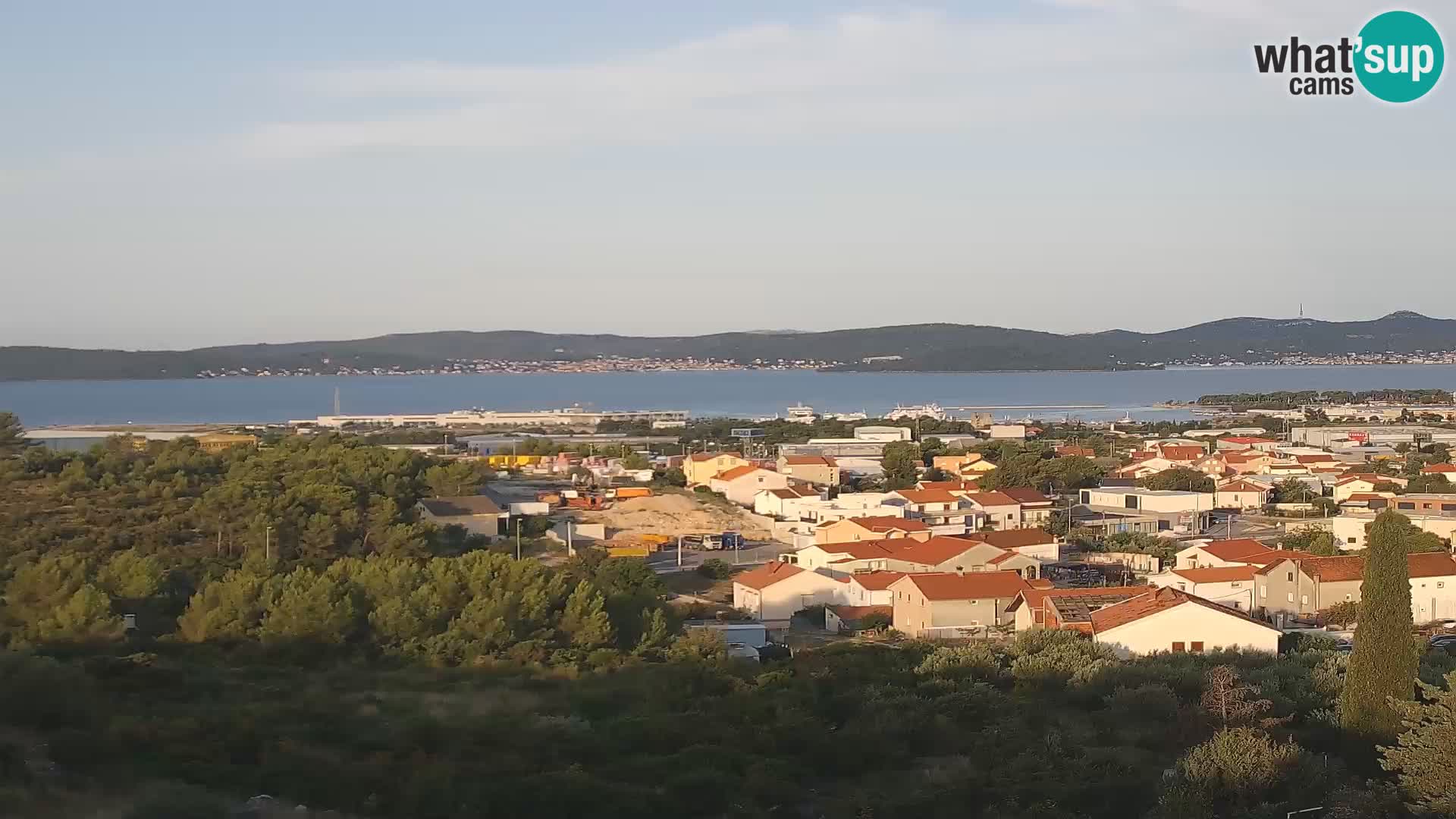 Panoramska web kamera Luke Gaženica u Zadru, Hrvatska